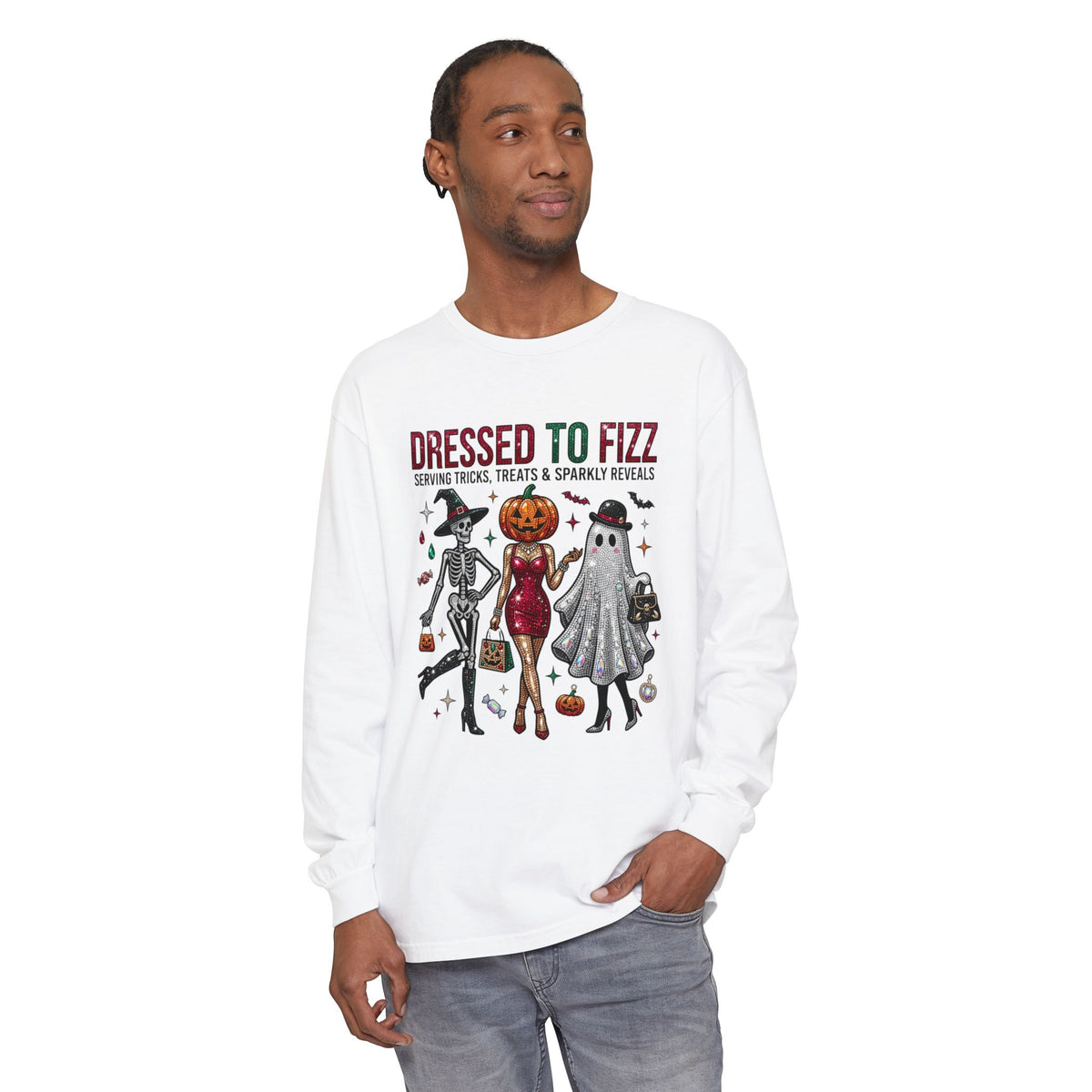 Dressed To Fizz Long Sleeve - Comfort Colors