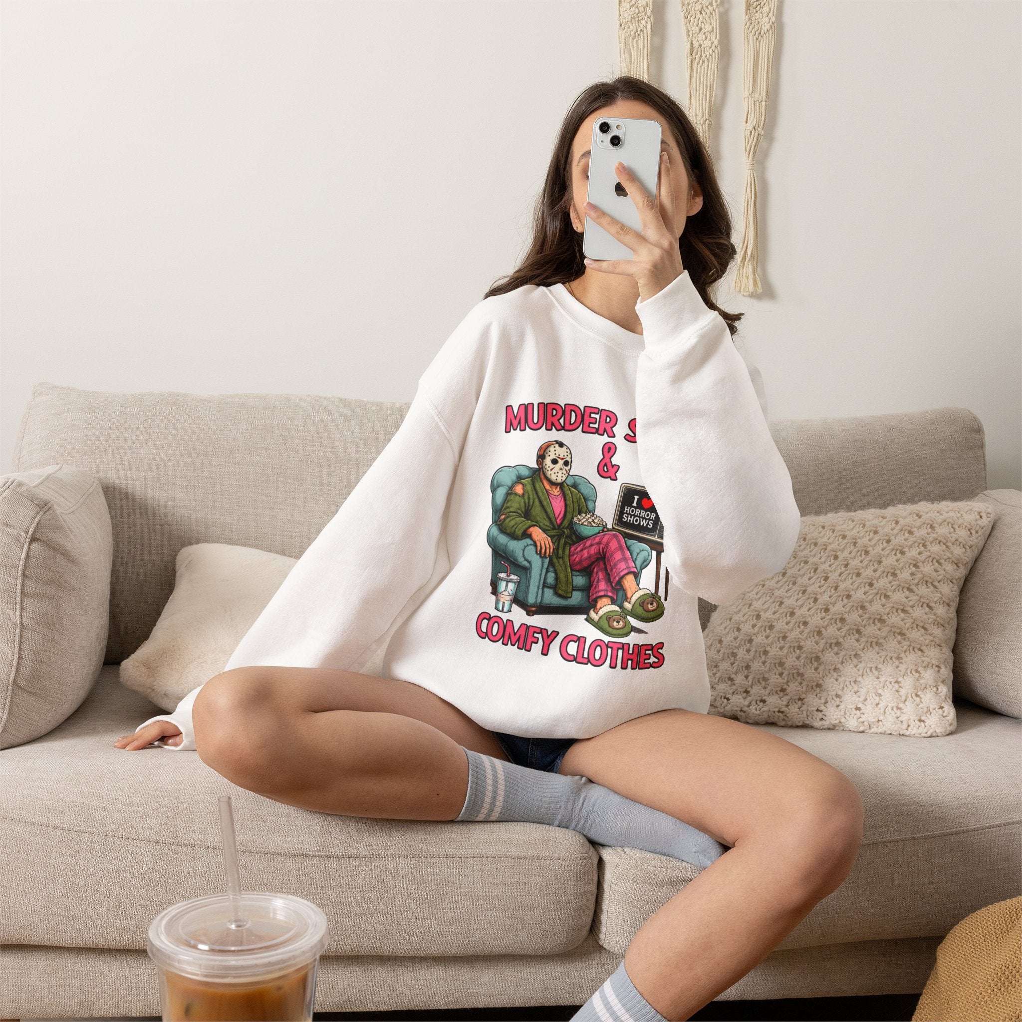 Murder Shows and Comfy Clothes Sweatshirt