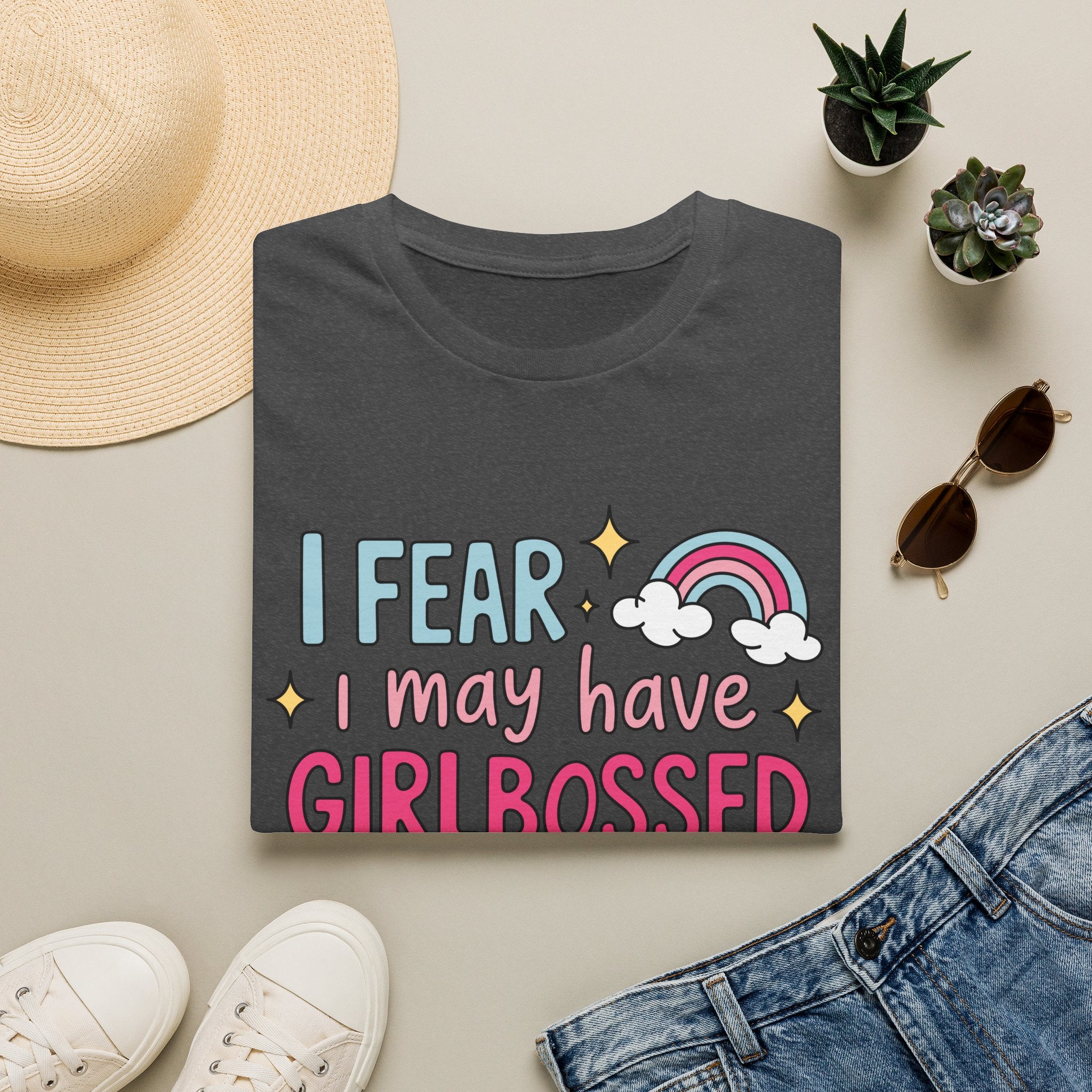 Girlbossed Too Hard Tee- Gildan