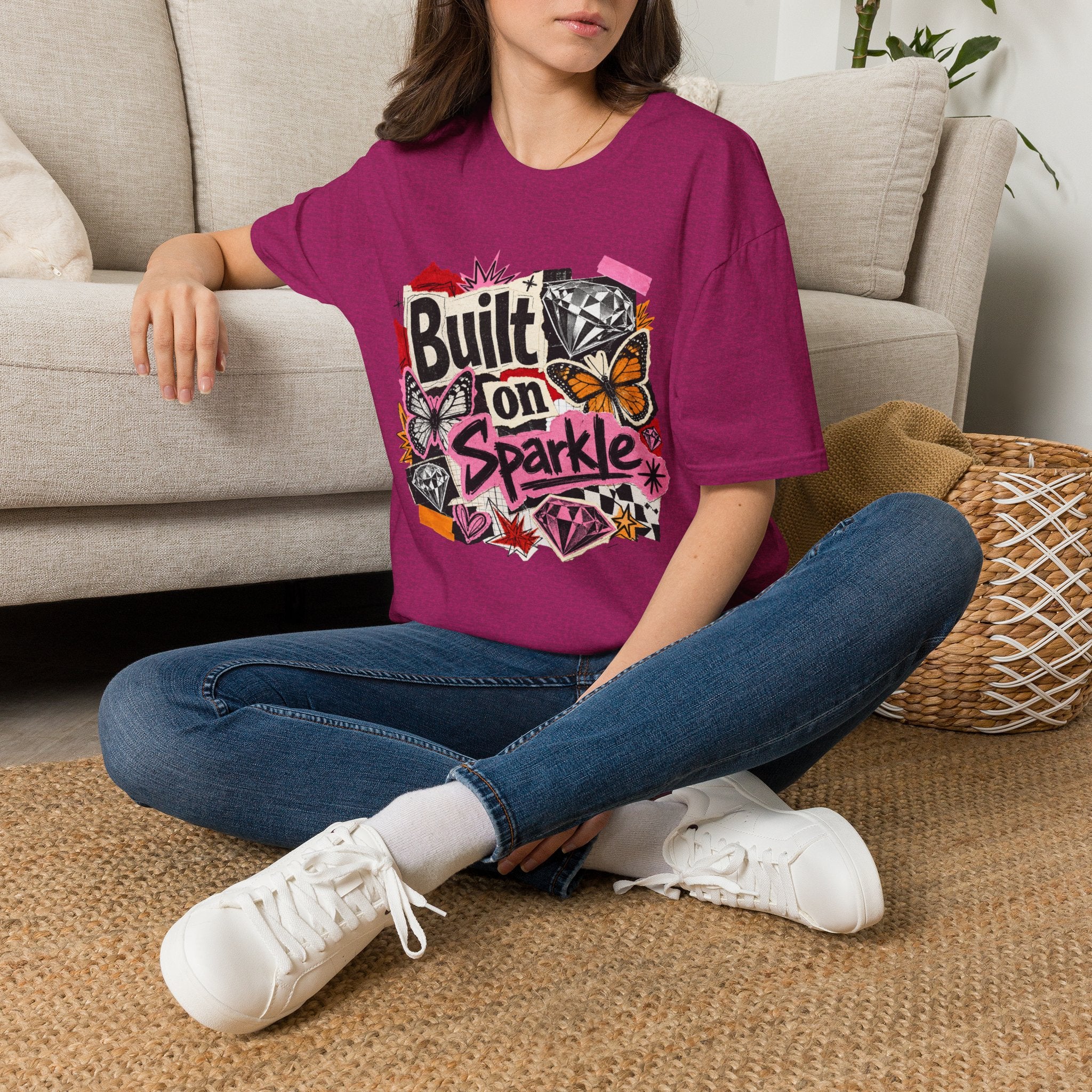 Built on Sparkle Tee - Gildan
