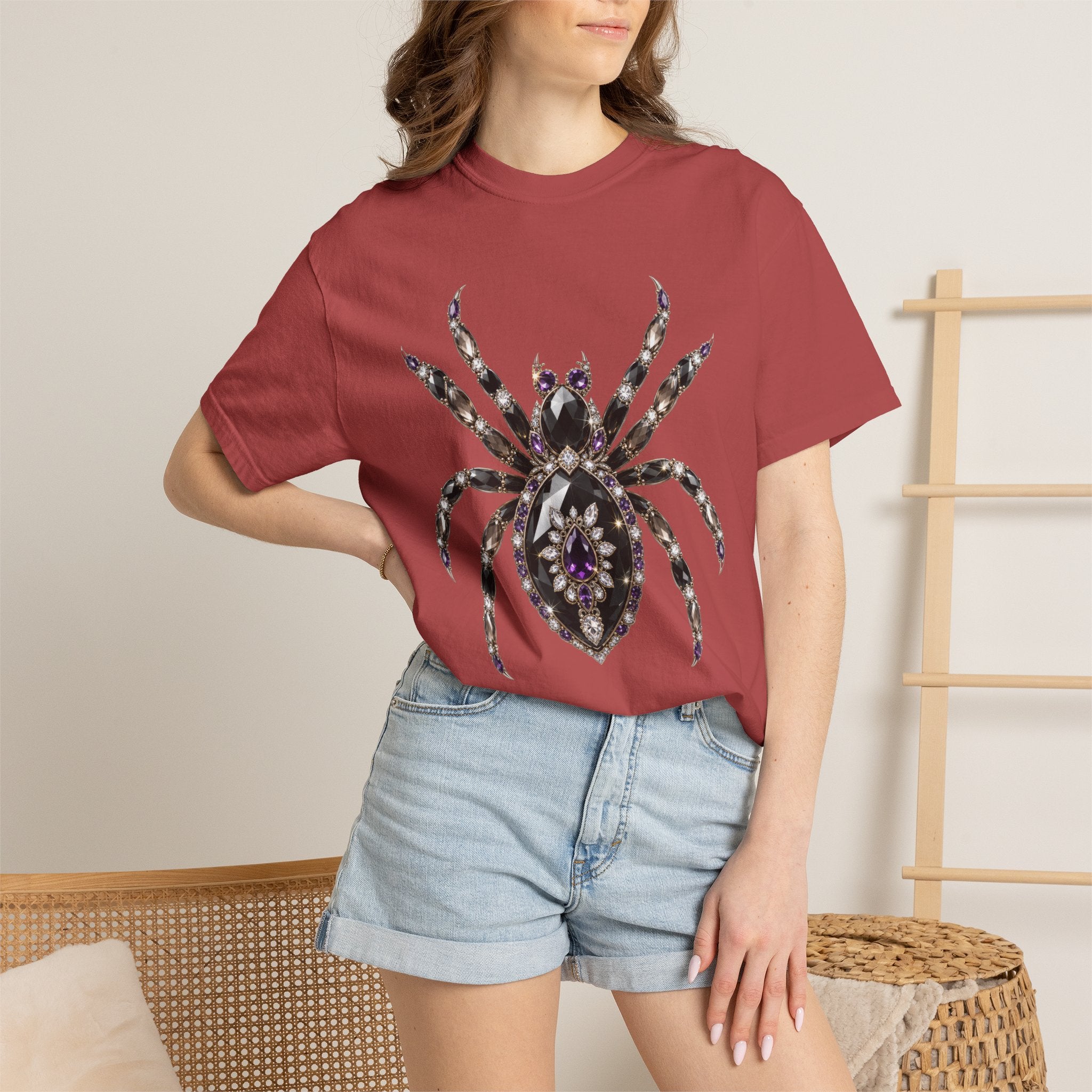 Jeweled Spider Tee - Comfort Colors