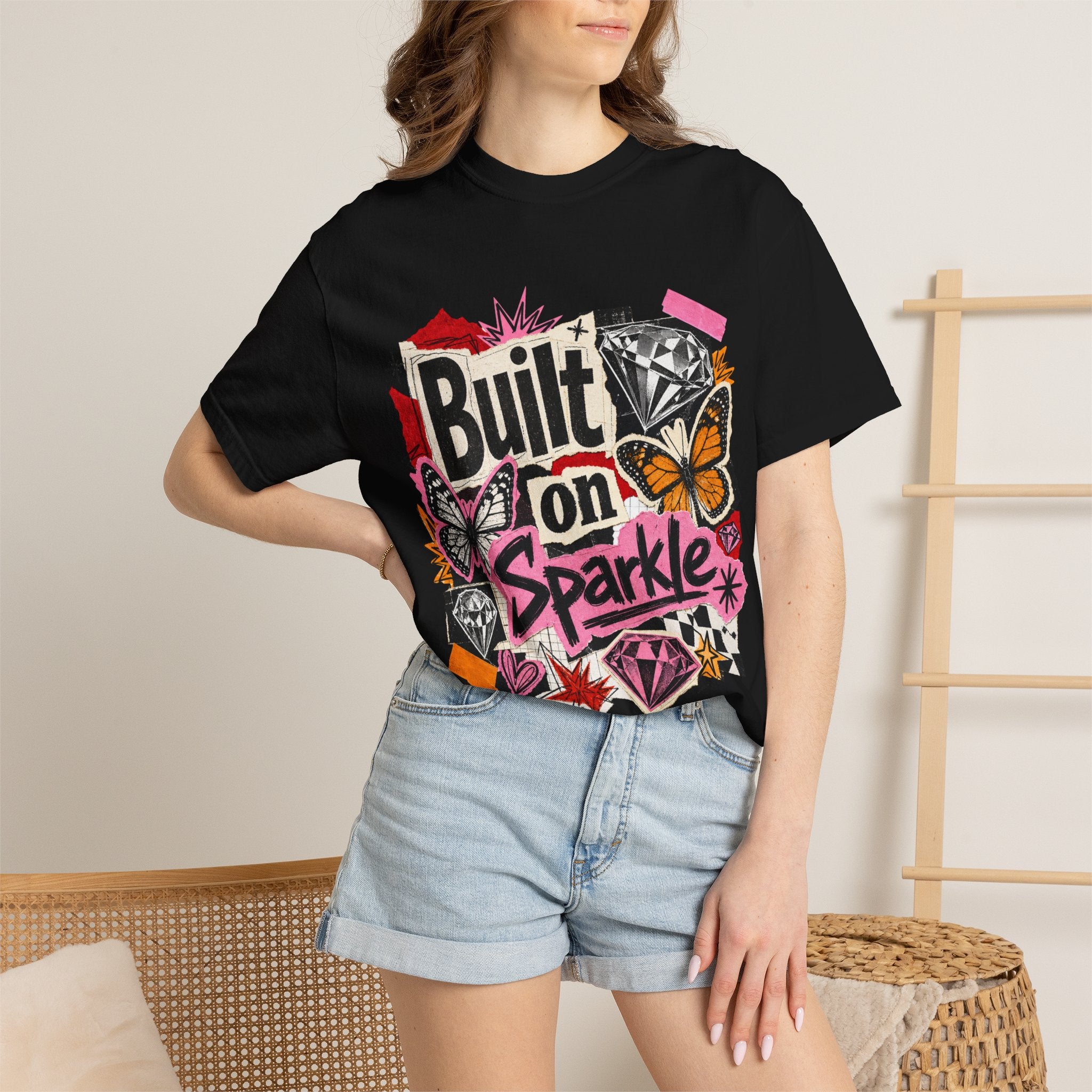 Built on Sparkle Tee - Comfort Colors