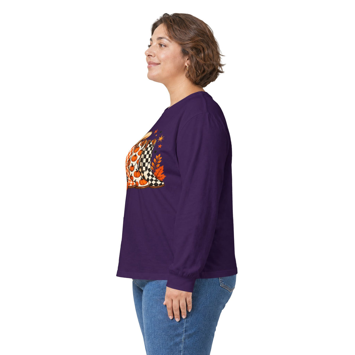 Halloween Boots Long Sleeve - Gildan