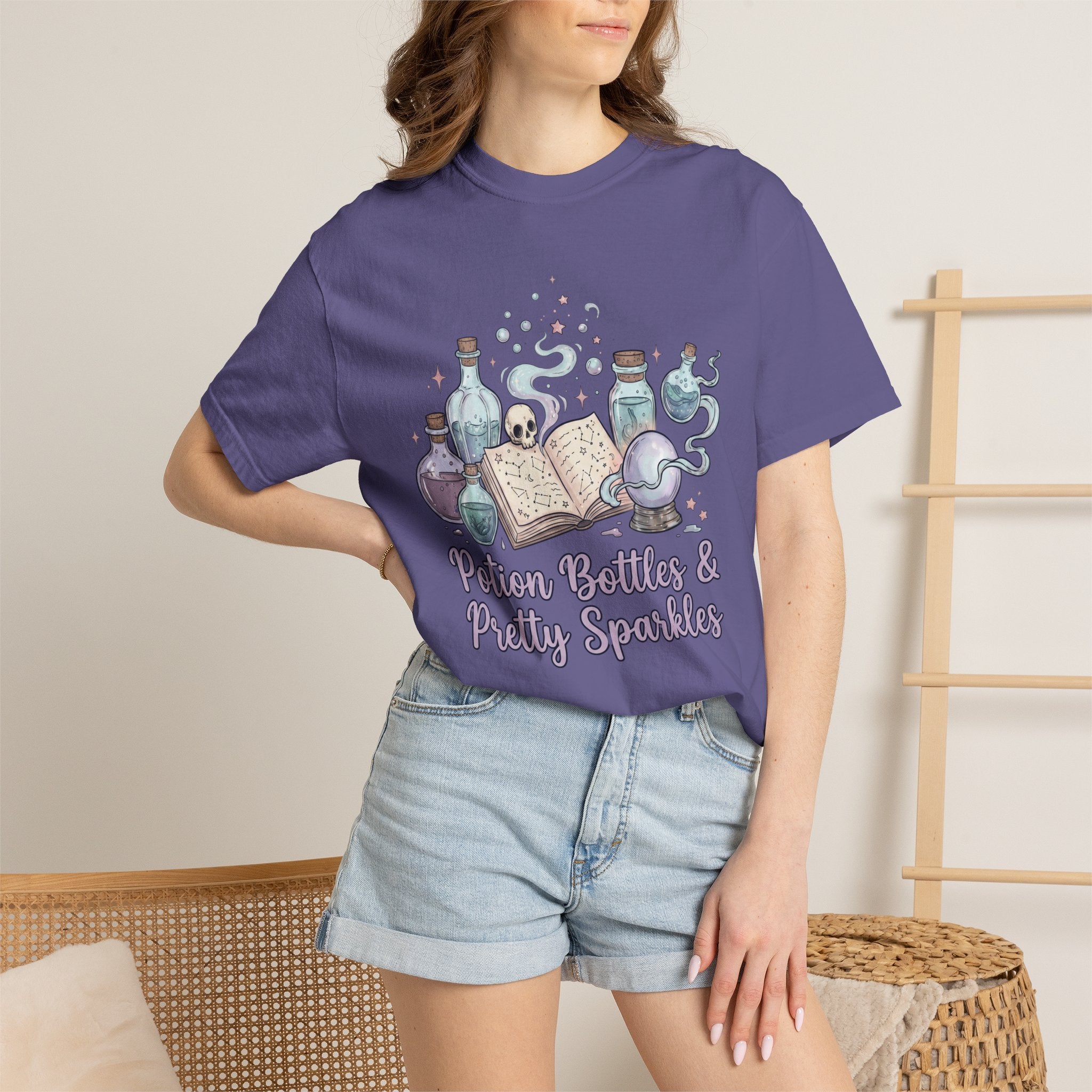 Potion Bottles and Pretty Sparkles Tee - Comfort Colors