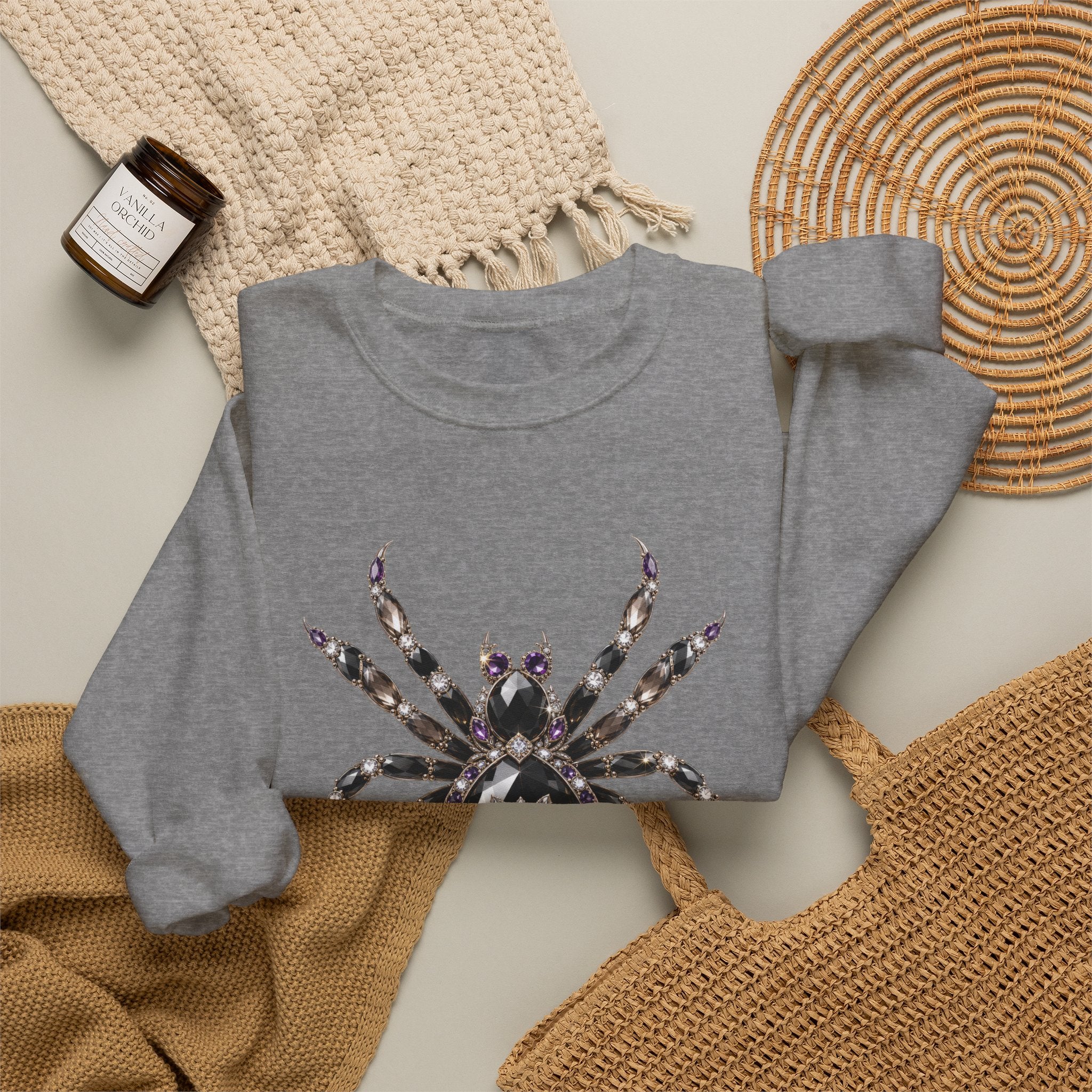 The Jeweled Spider Sweatshirt - Gildan