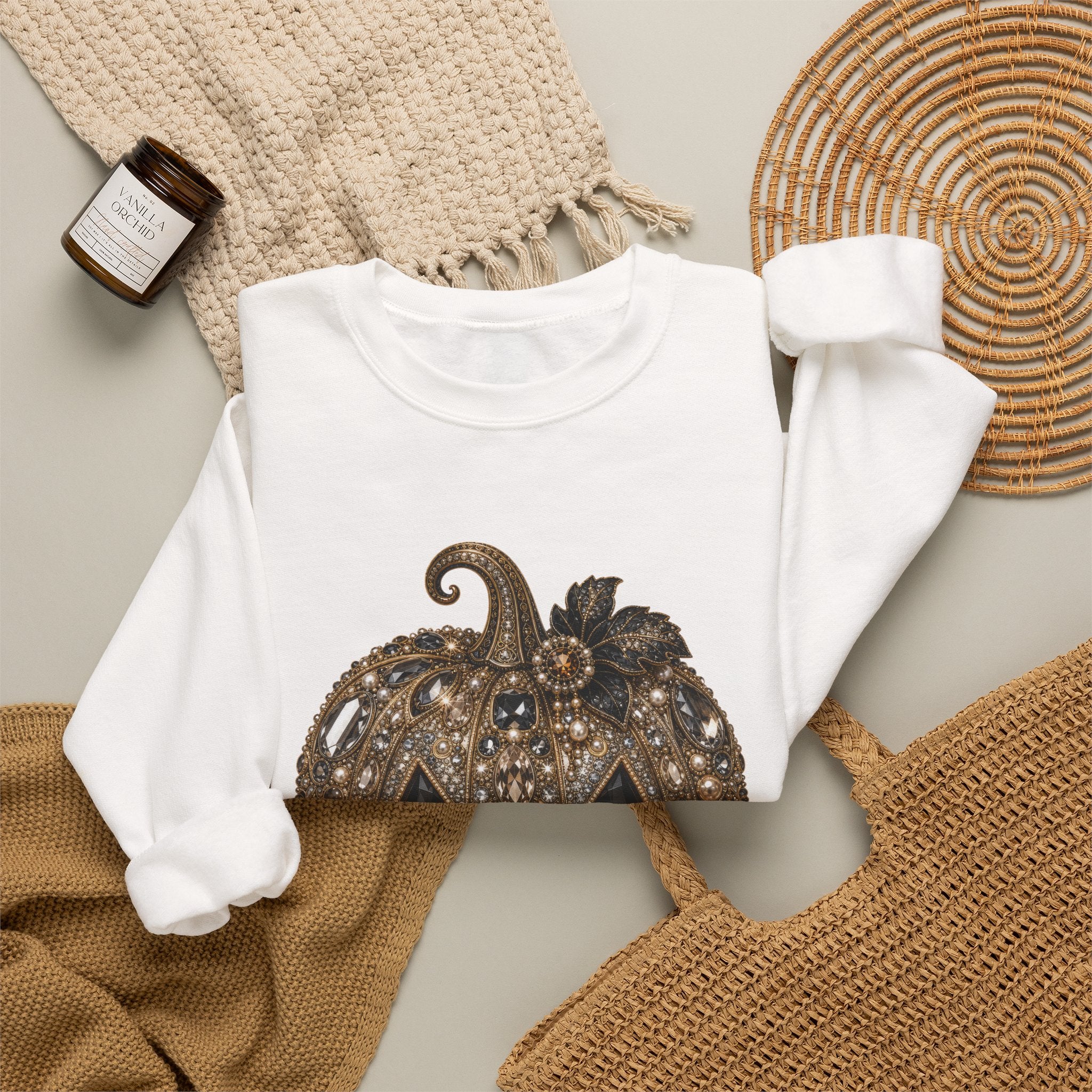 Jeweled Harvest Sweatshirt - Gildan