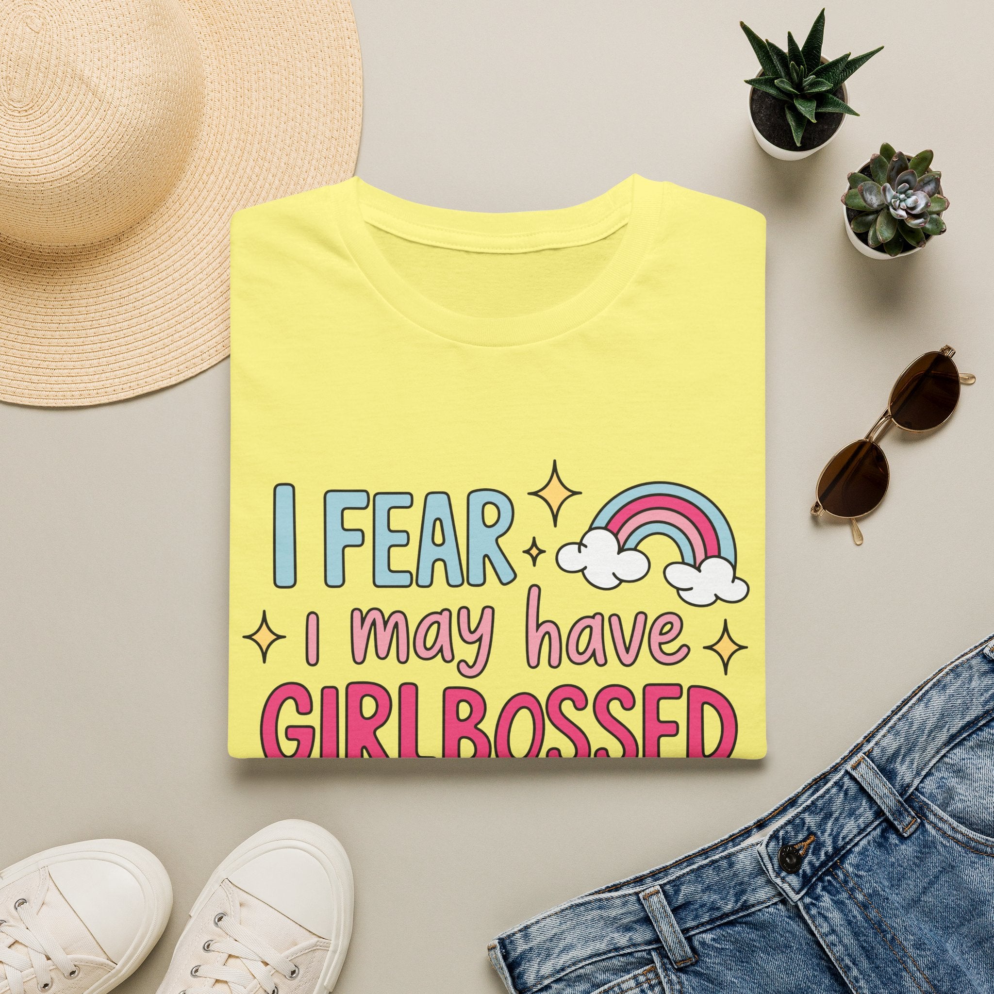 Girlbossed Too Hard Tee- Gildan