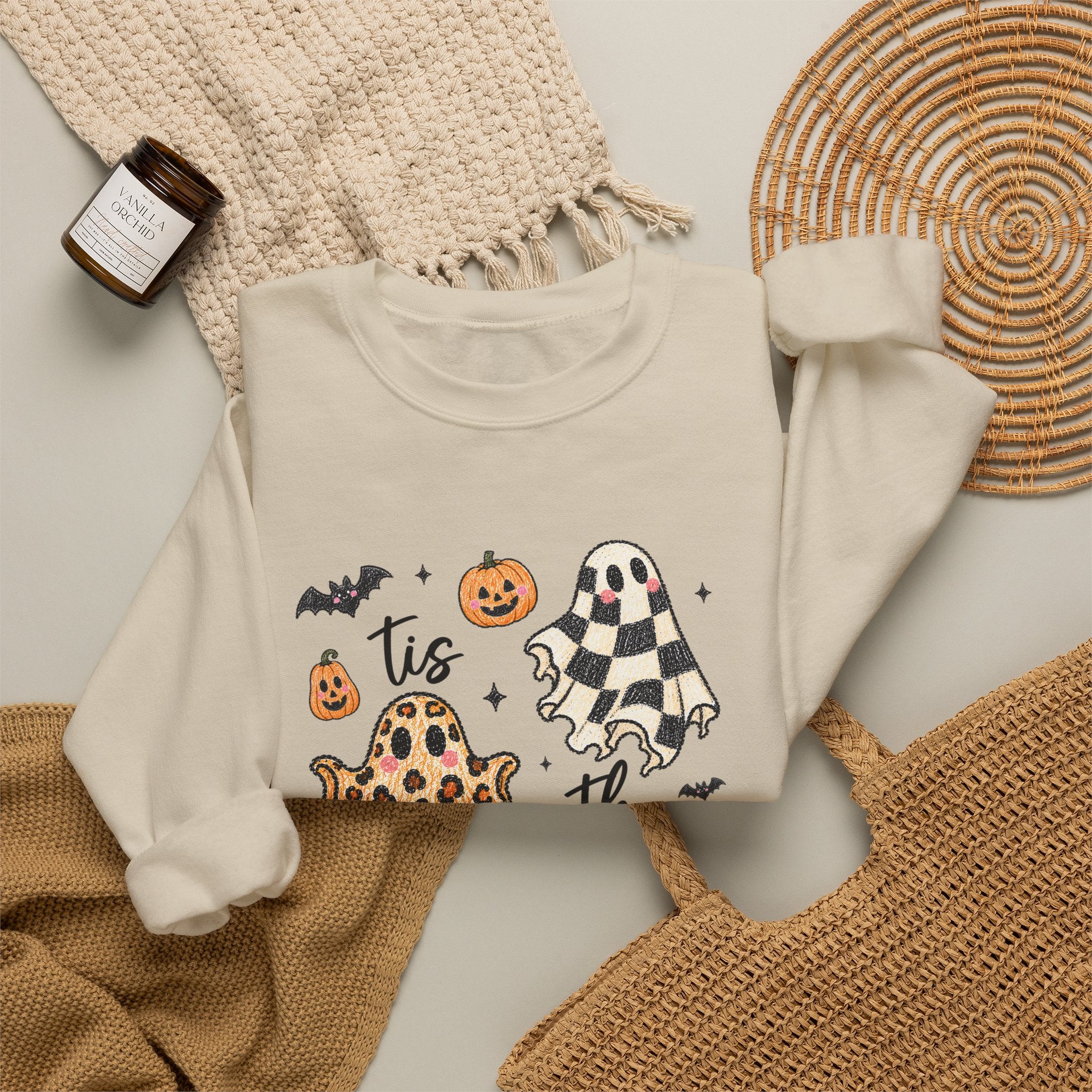 Tis The Season Halloween Sweatshirt - Gildan