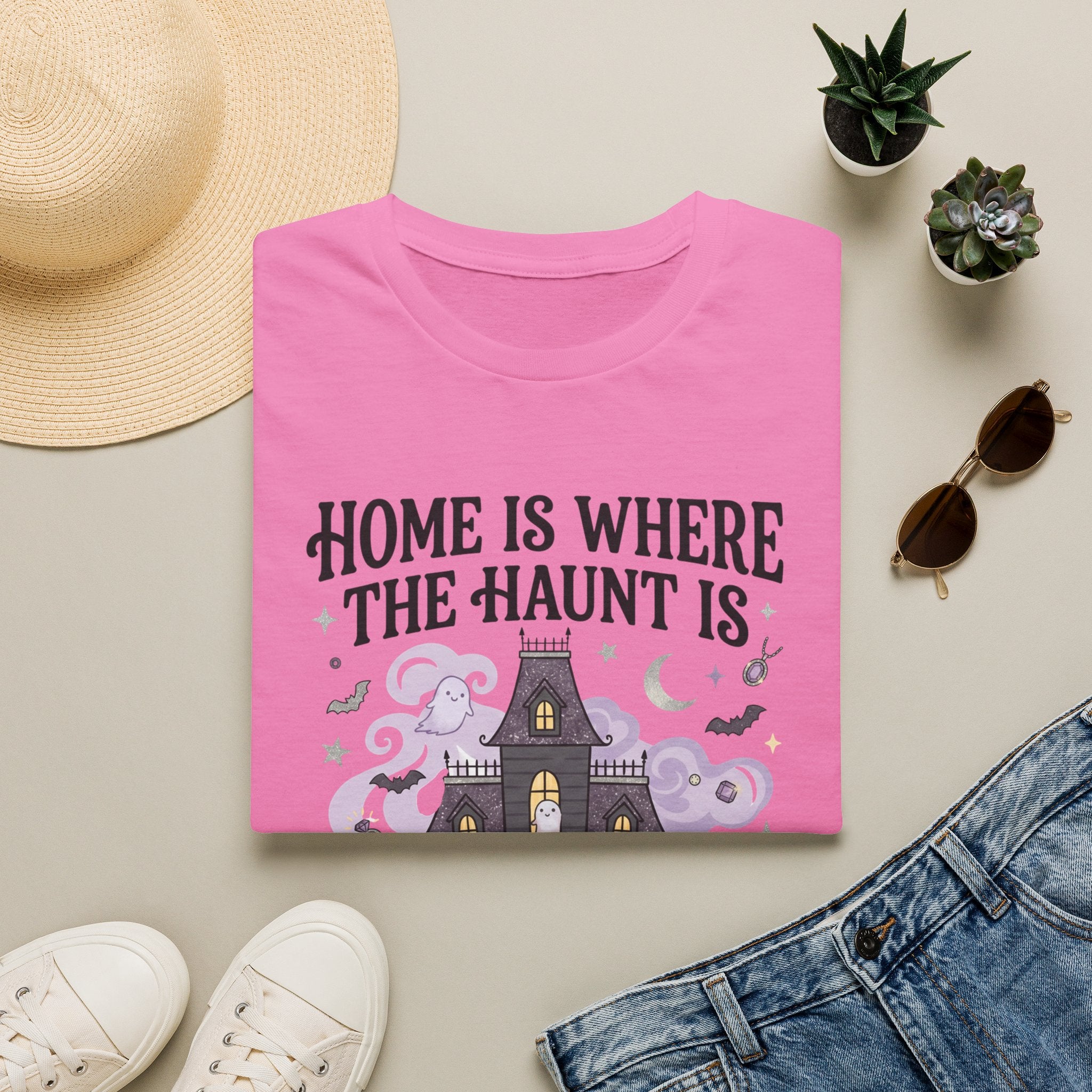 Home Is Where The Haunt Is Tee - Gildan