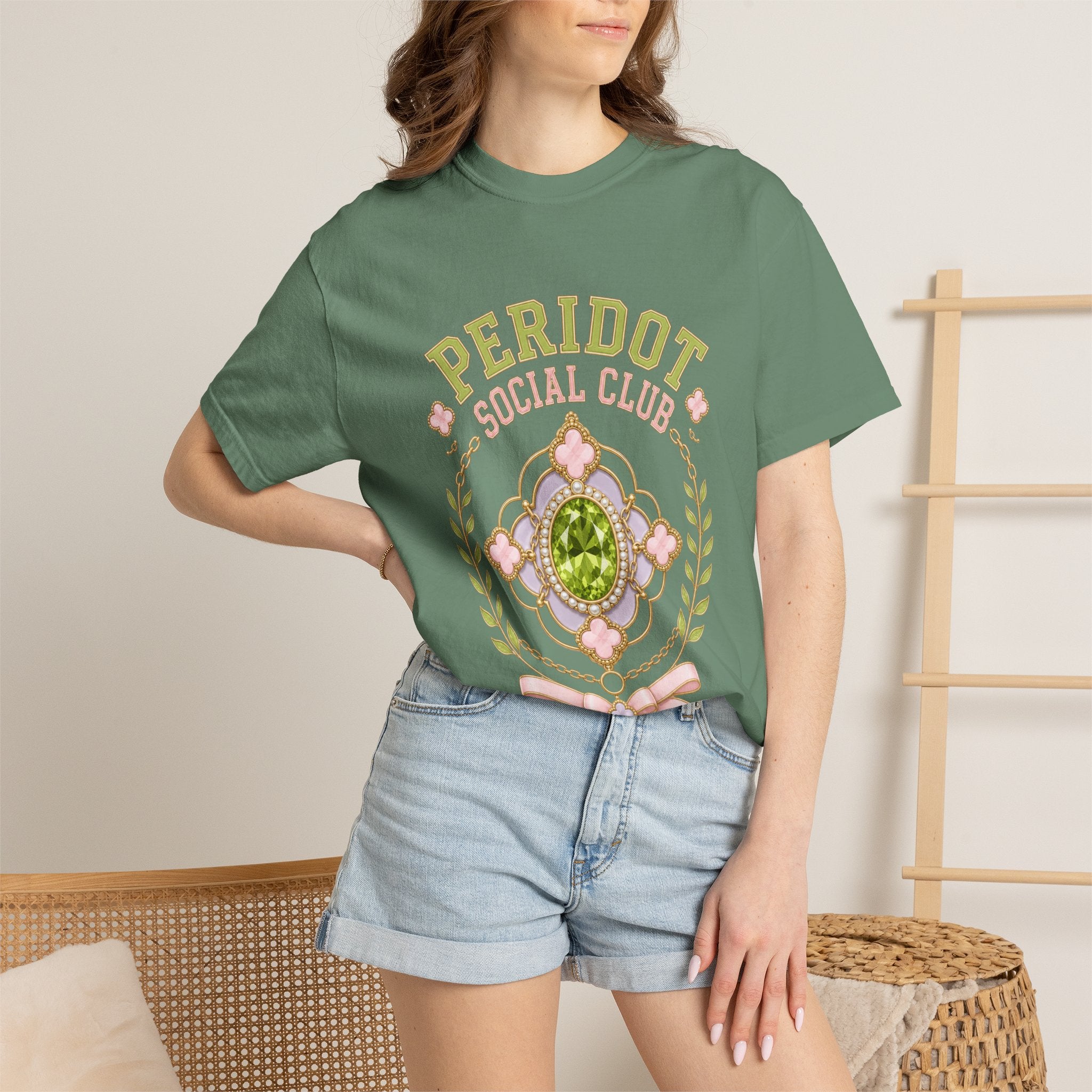 Peridot Social Club Tee - Comfort Colors