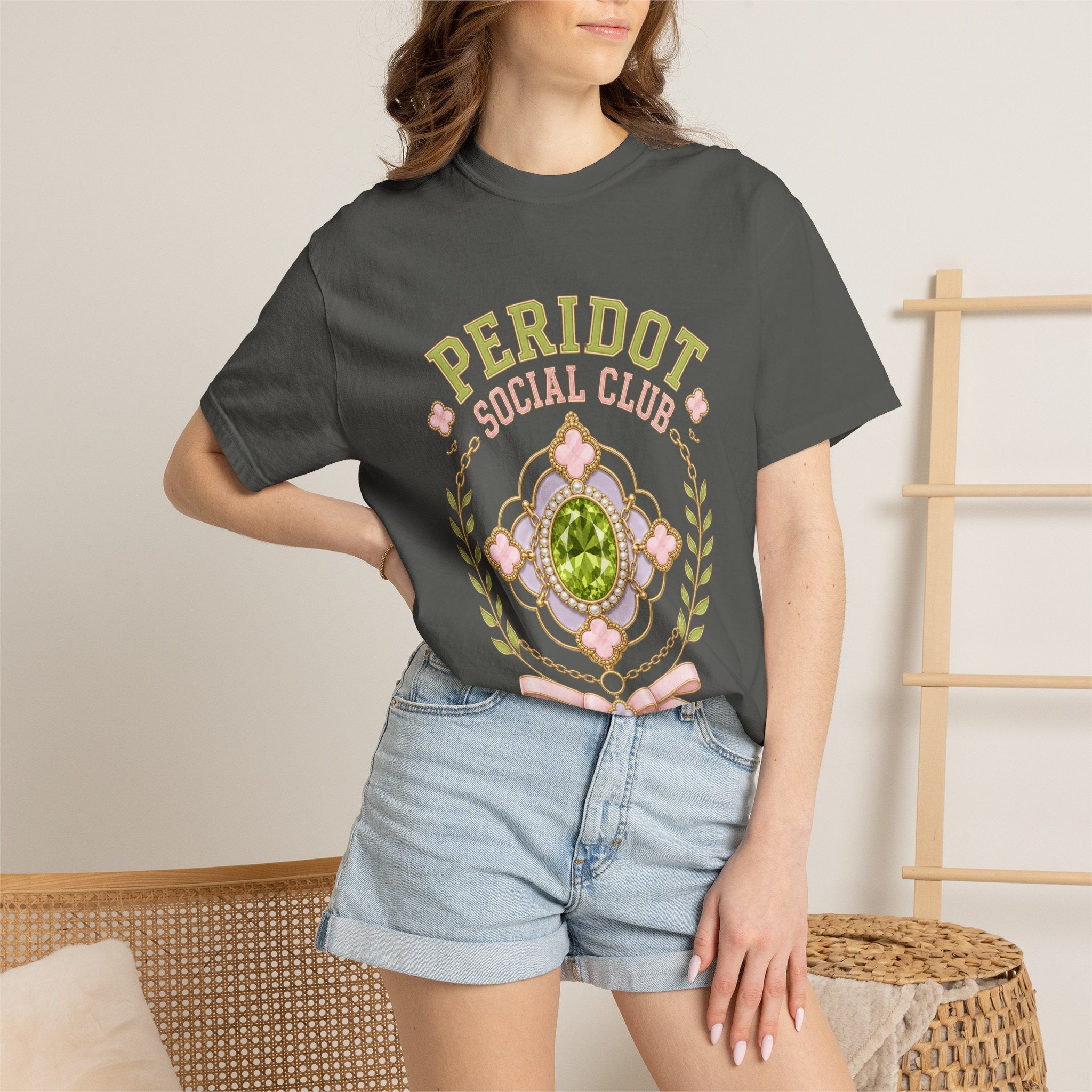 Peridot Social Club Tee - Comfort Colors