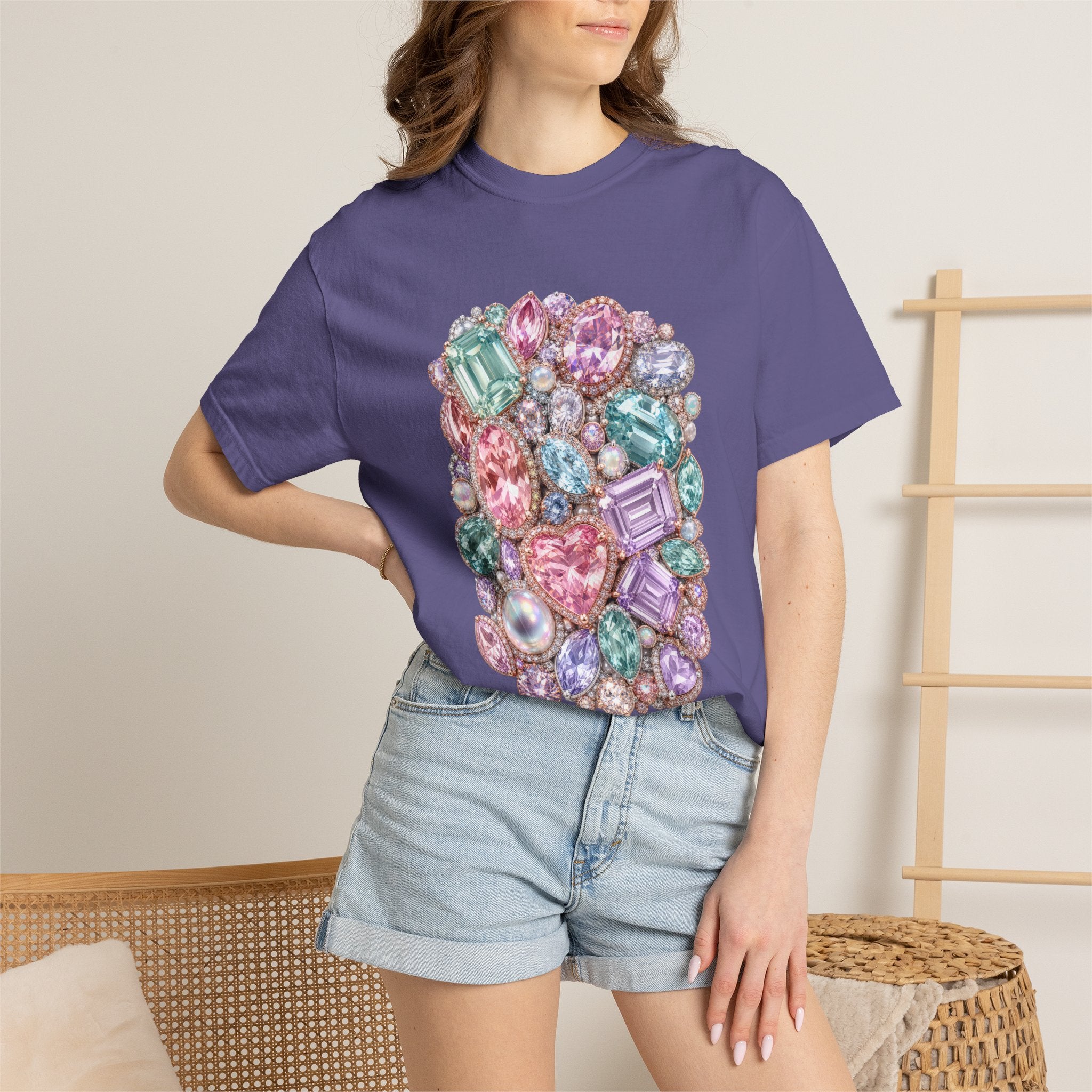 Halo Gemstone Tee - Comfort Colors