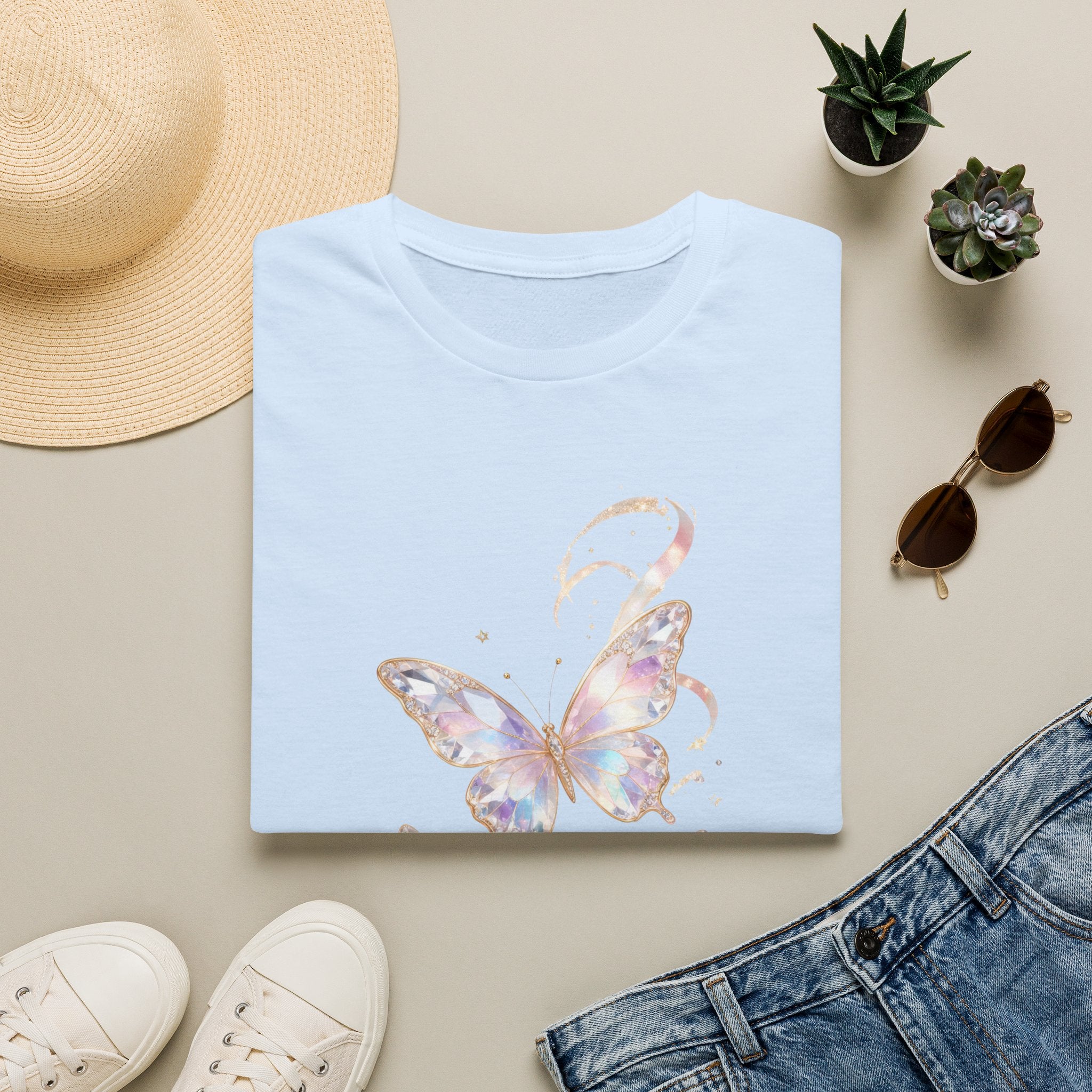 Halo Butterfly Tee - Gildan