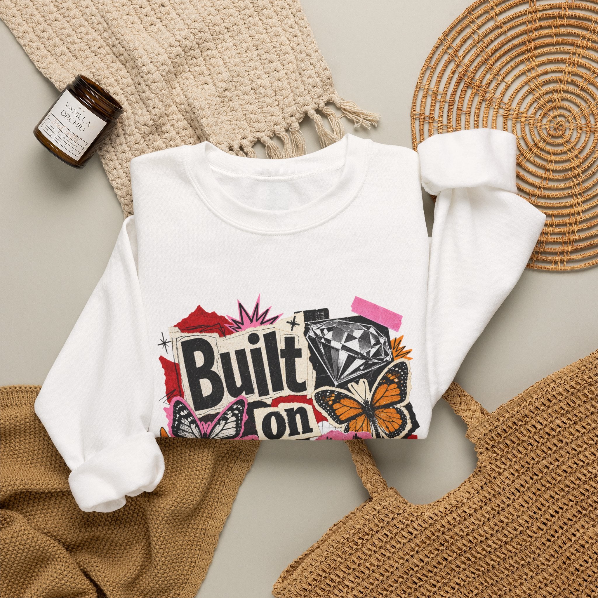 Built on Sparkle Sweatshirt - Gildan