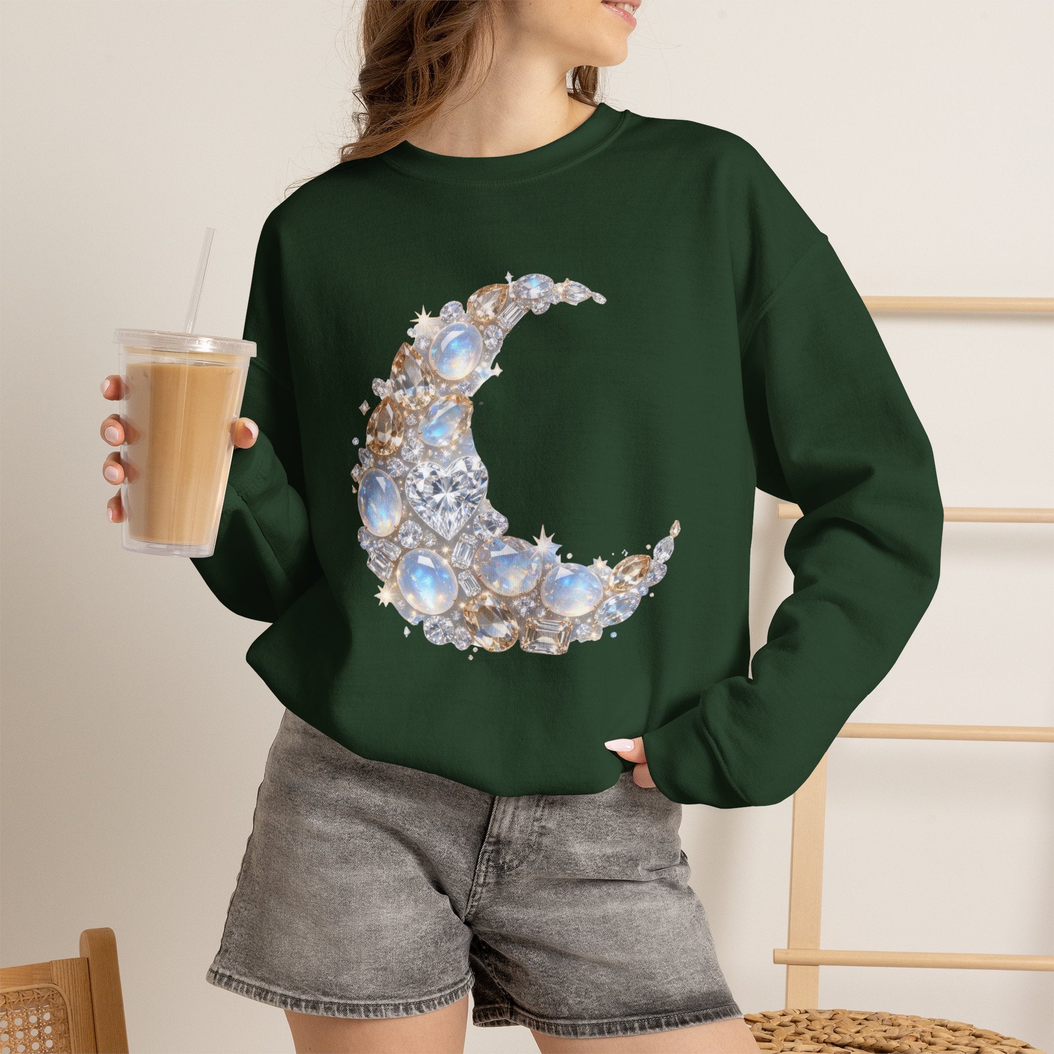 Crescent Moon Sweatshirt - Gildan
