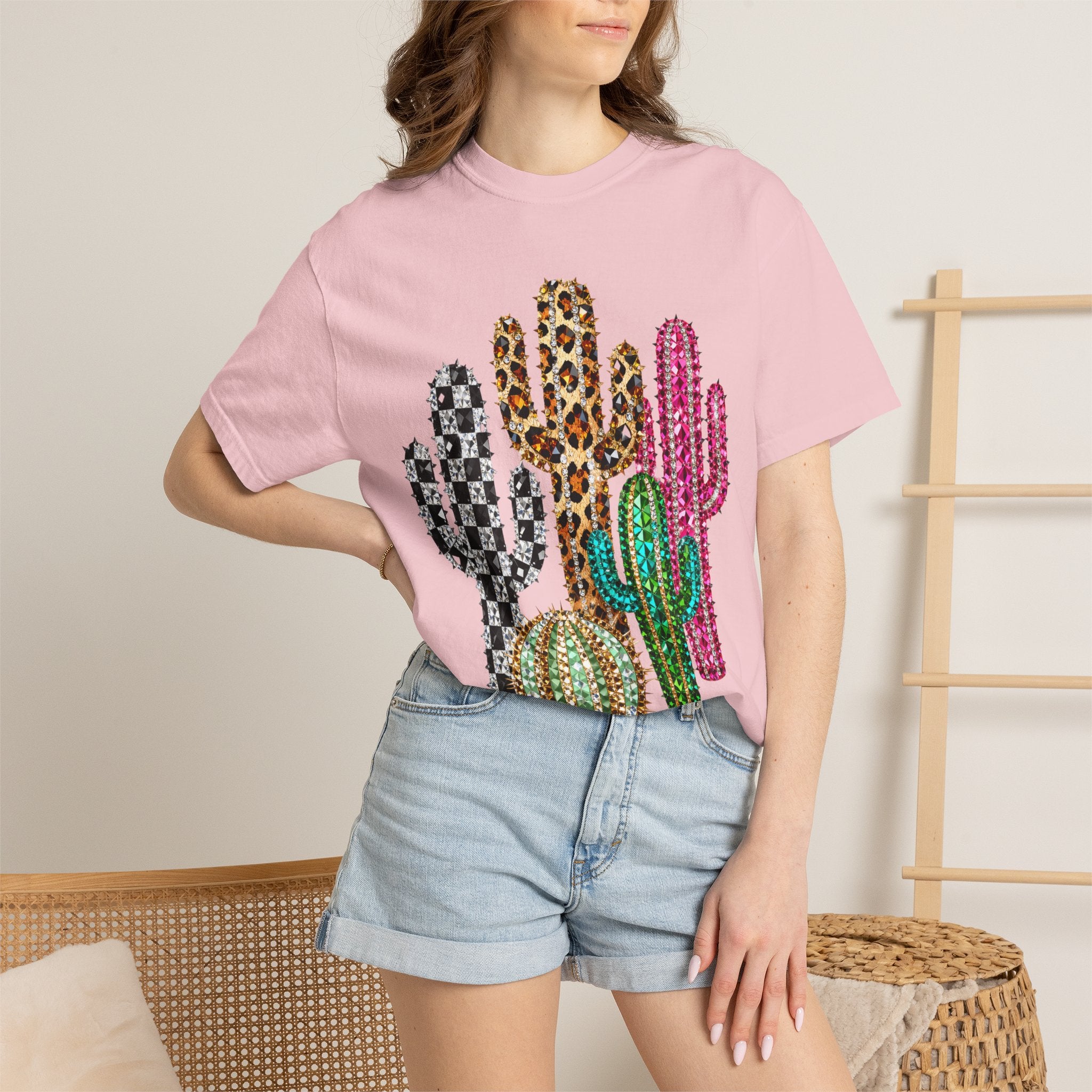 The Jeweled Cactus Tee - Comfort Colors