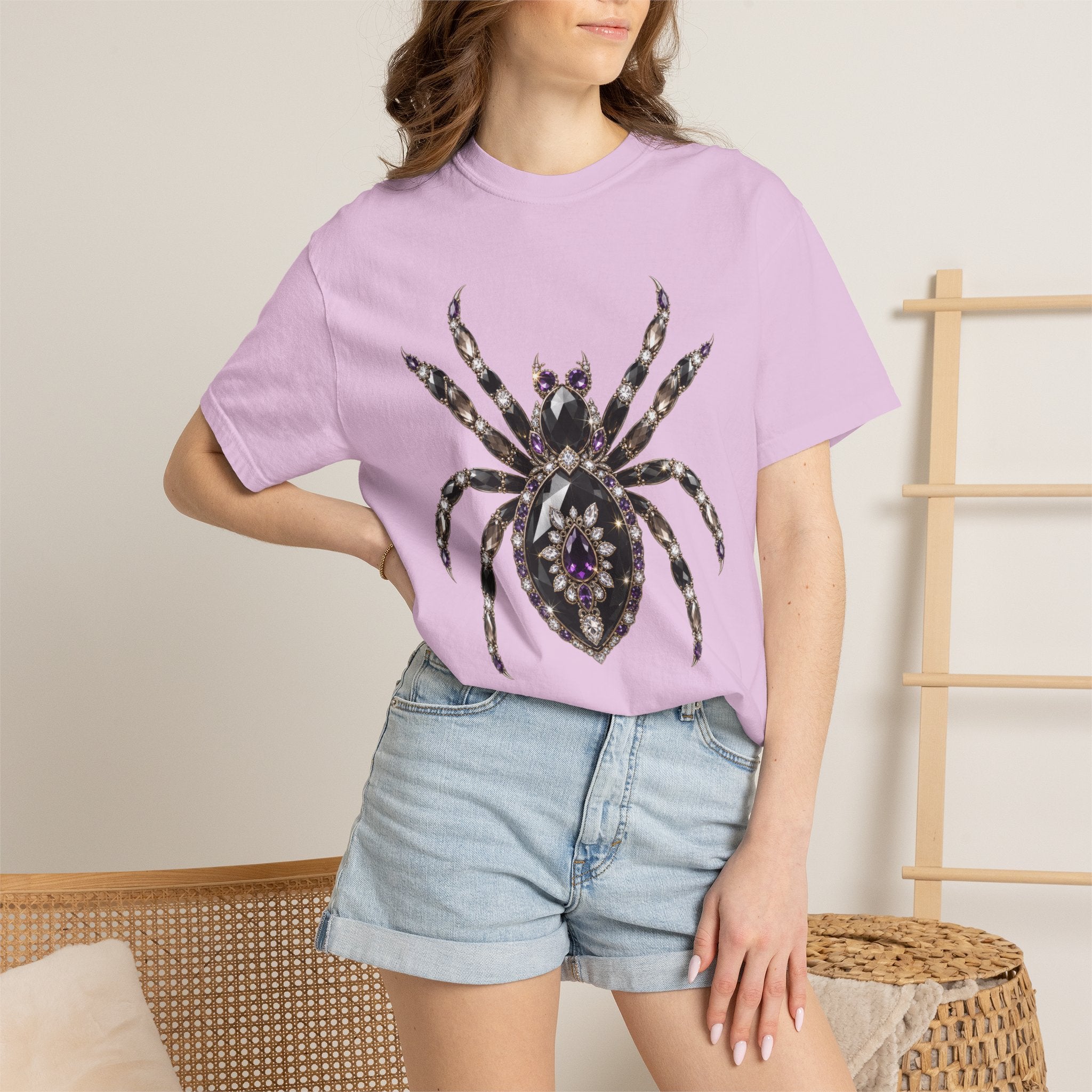 Jeweled Spider Tee - Comfort Colors