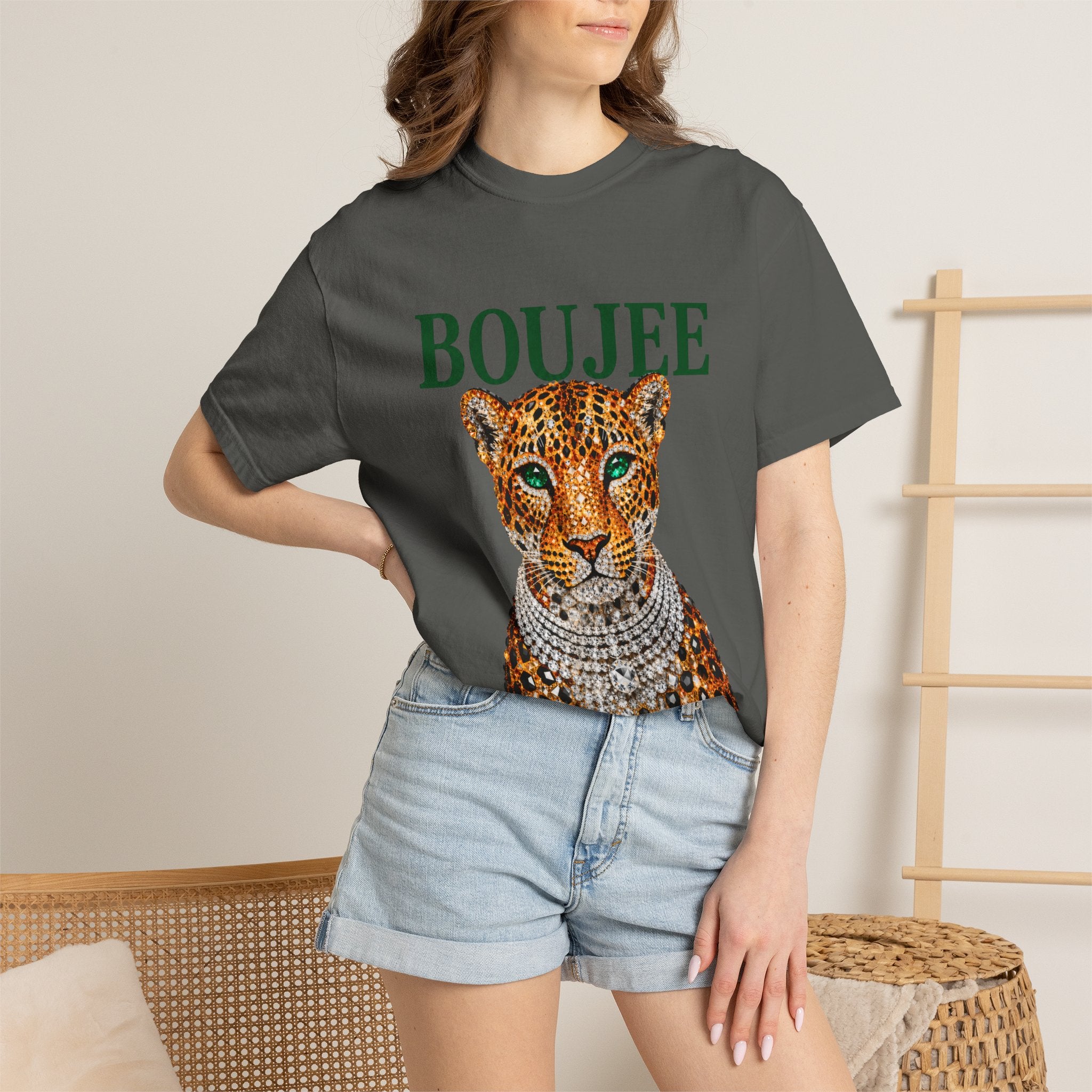 Jeweled Boujee Tee - Comfort Colors