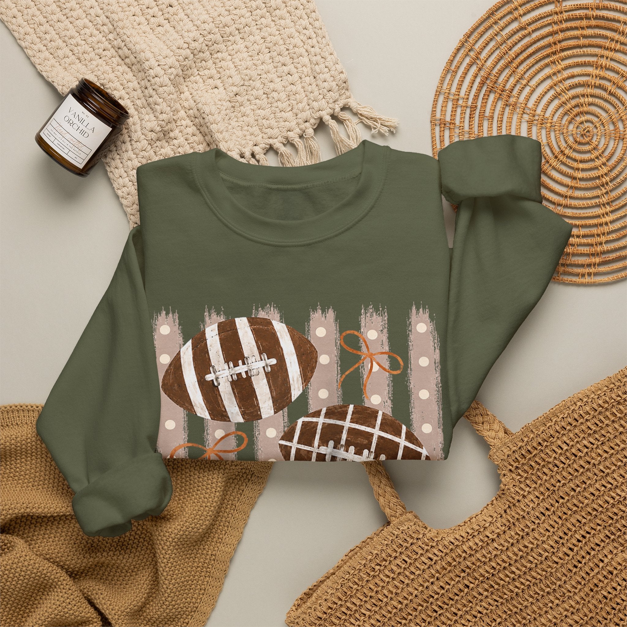 Football Time Sweatshirt - Gildan
