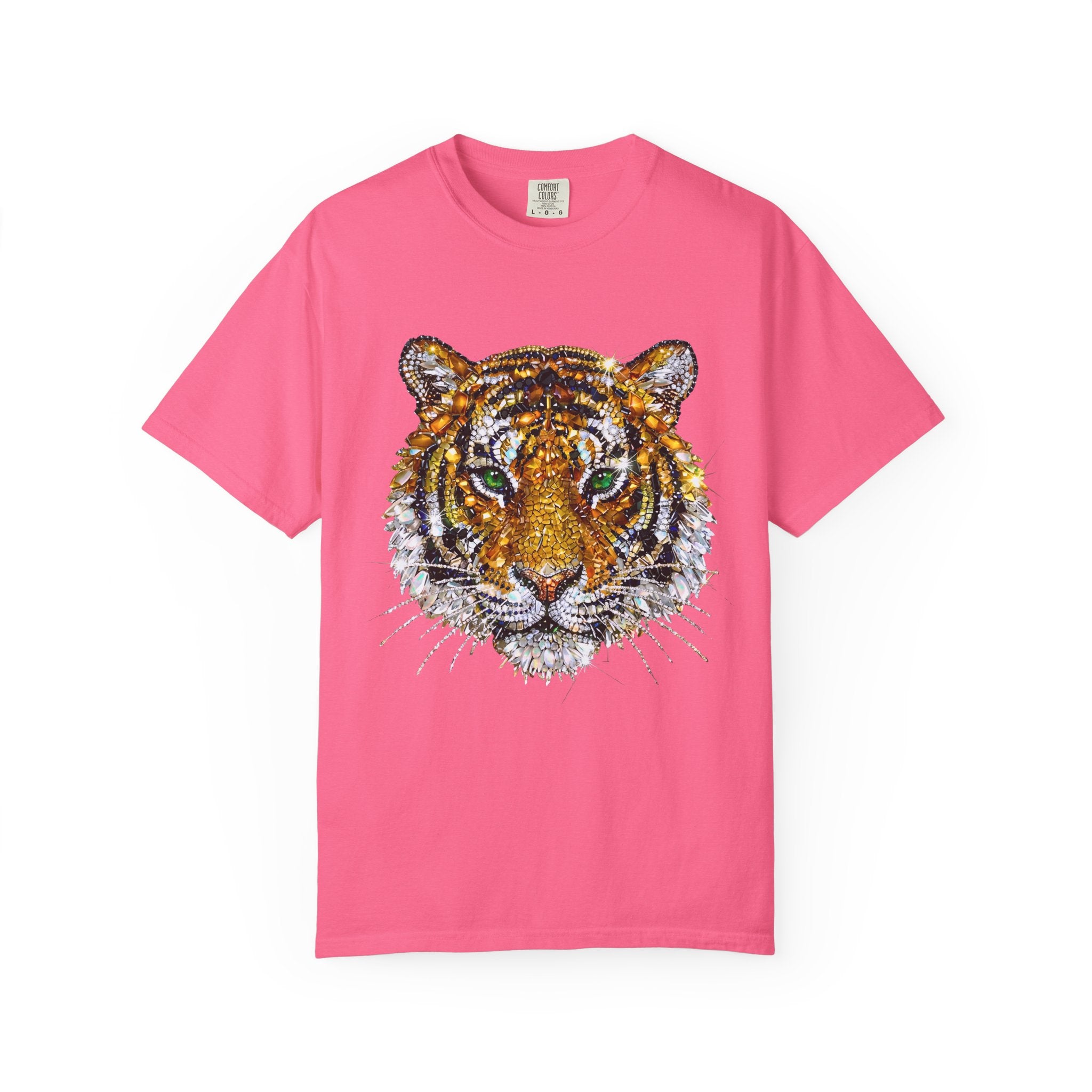 Jeweled Tiger Tee - Comfort Colors