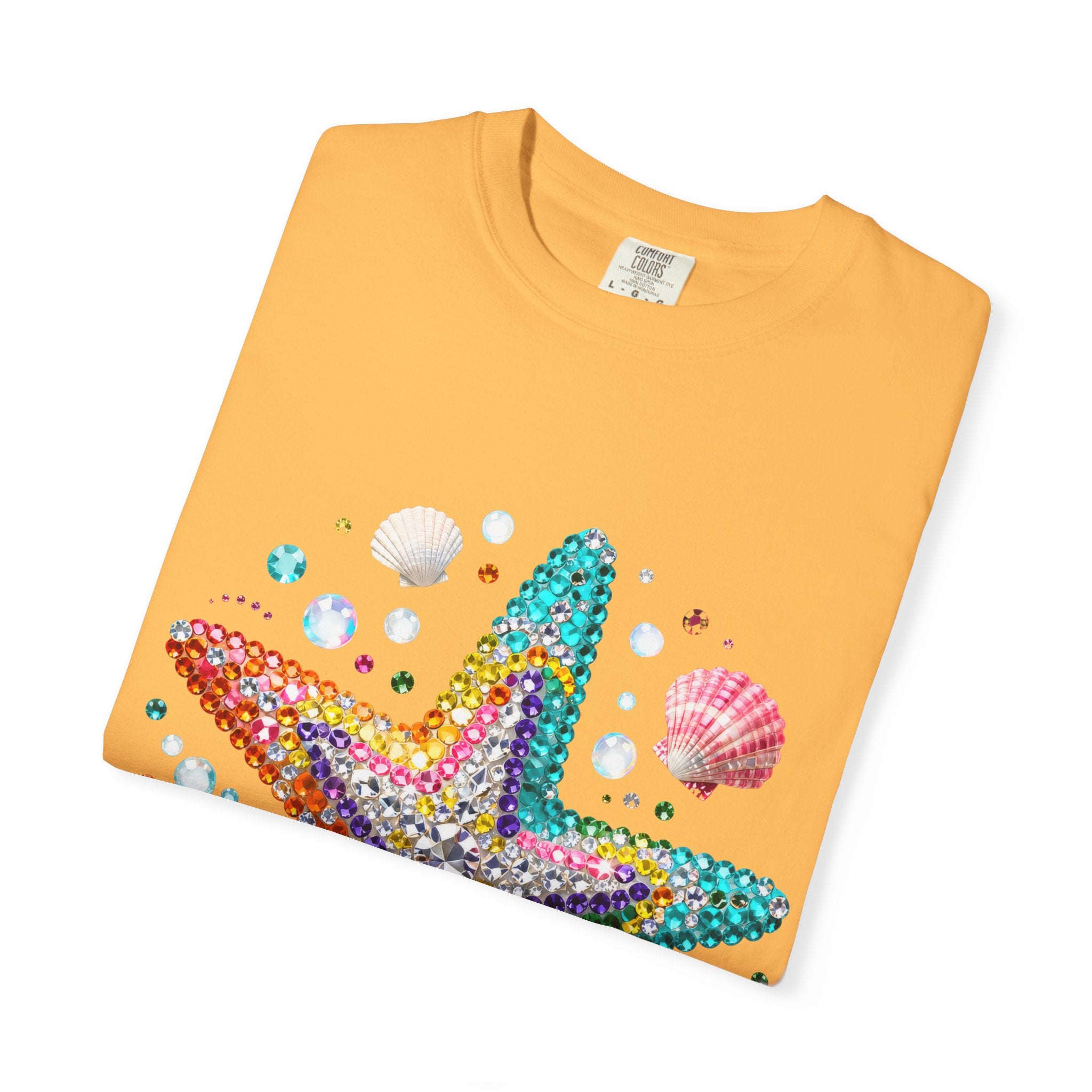 Jeweled Starfish Tee - Comfort Colors