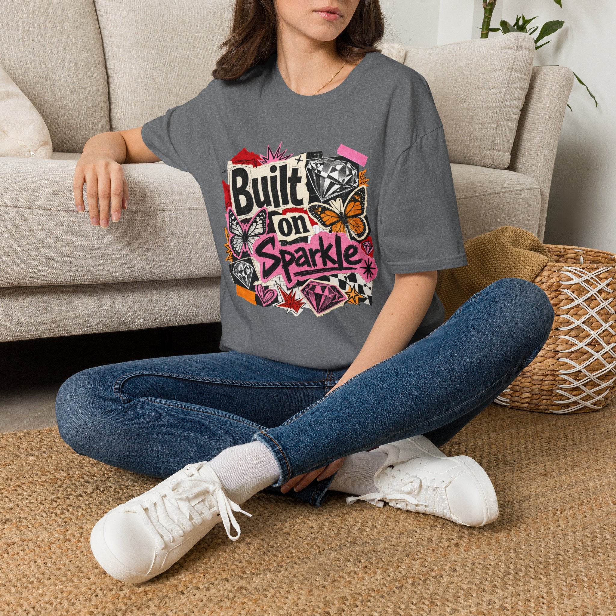 Built on Sparkle Tee - Gildan