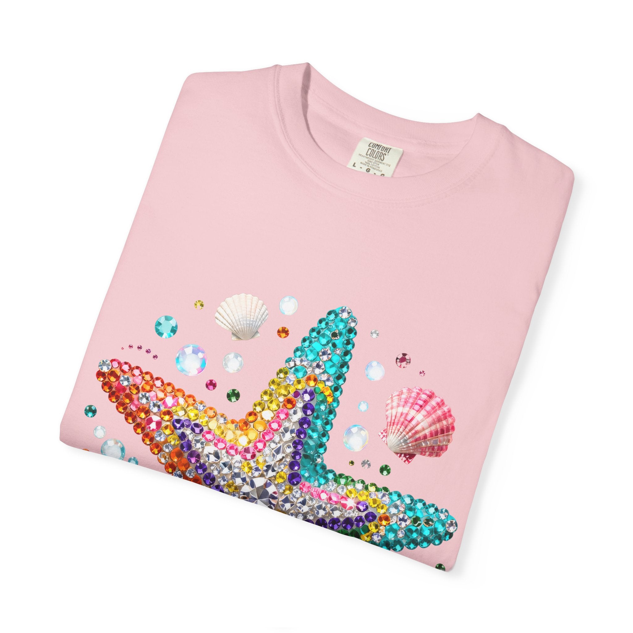 Jeweled Starfish Tee - Comfort Colors