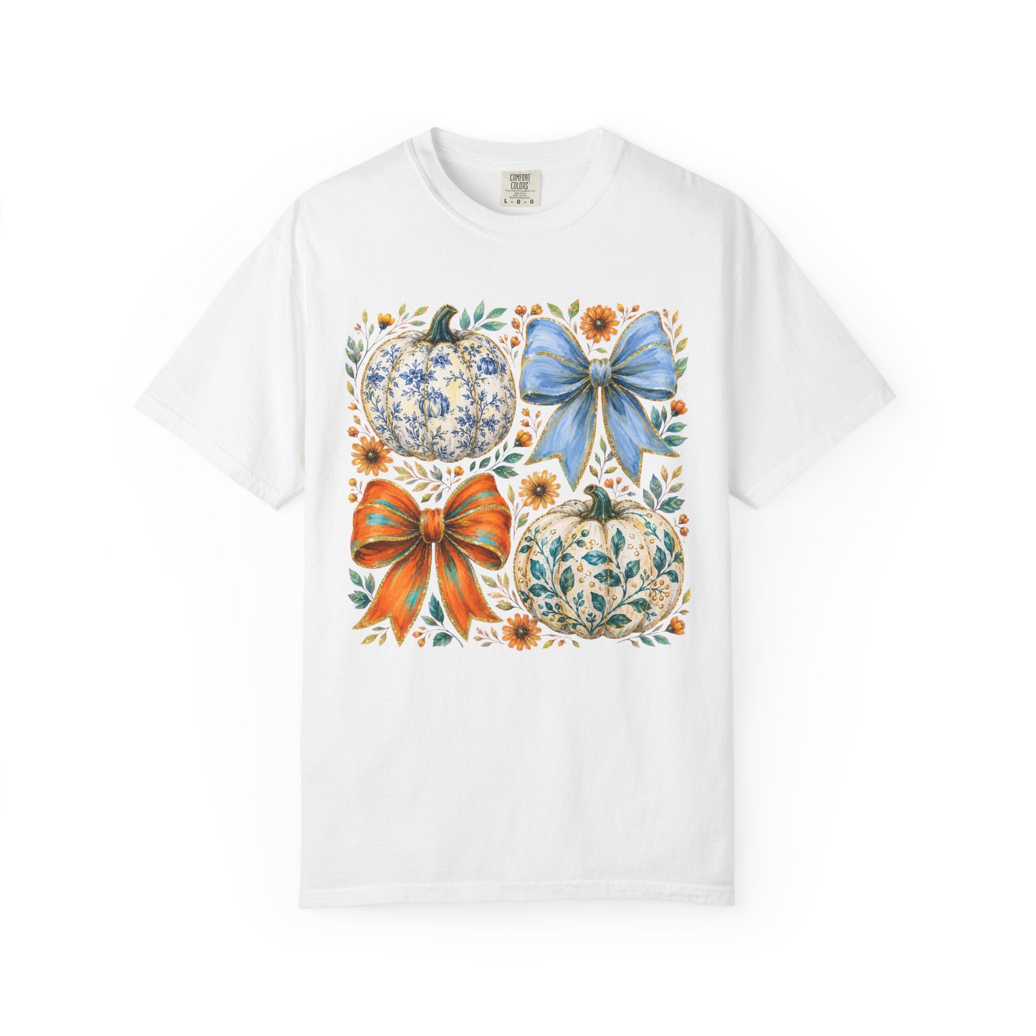 Cozy Autumn Pumpkin Tee - Comfort Colors