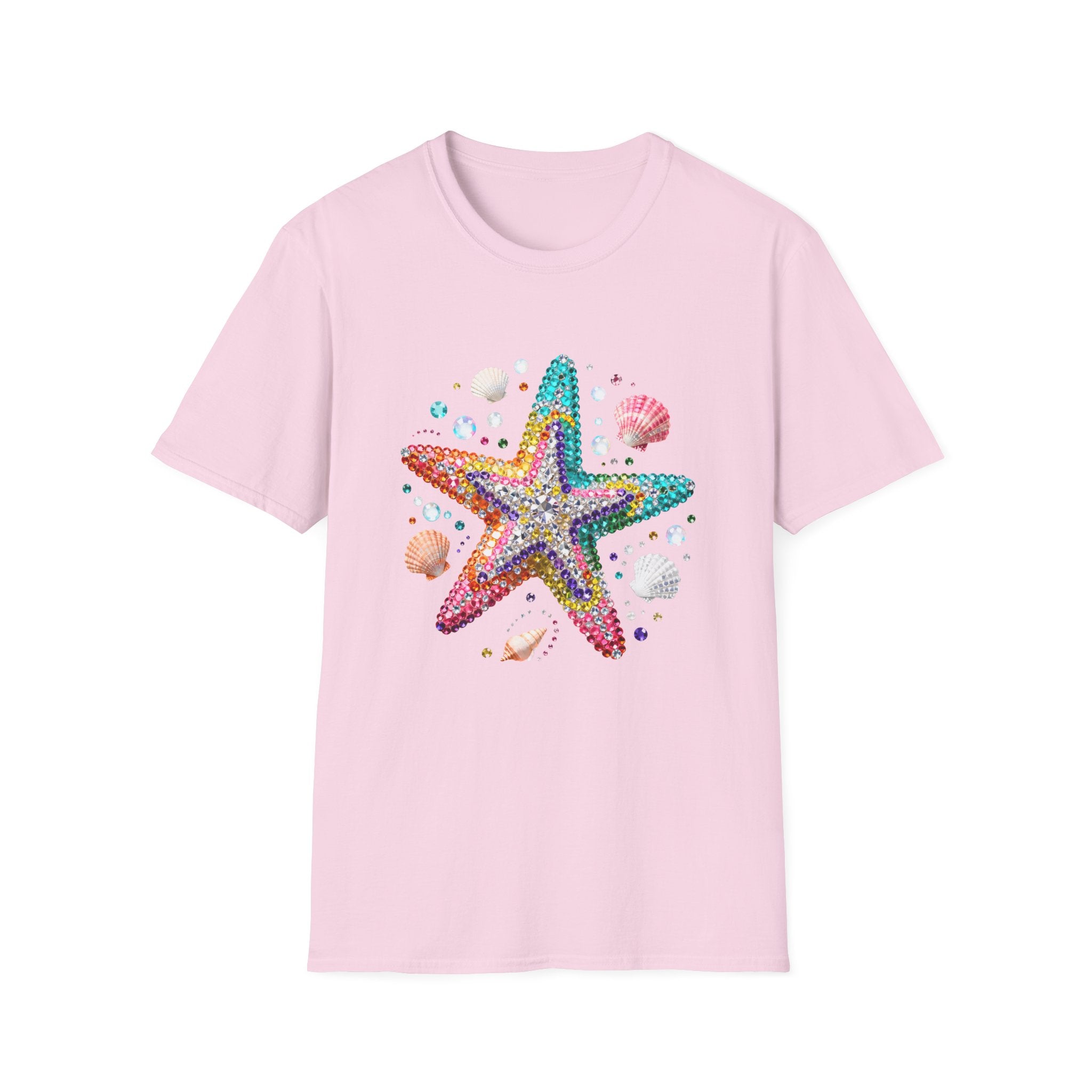 Jeweled Starfish Tee - Gildan