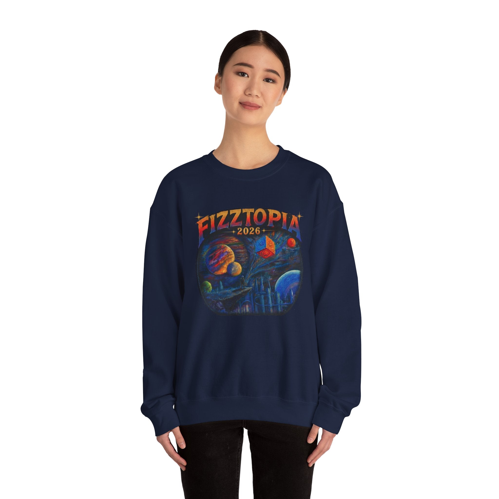 Daddy Ring Bomb's Fizztopia Galaxy Sweatshirt - Gildan