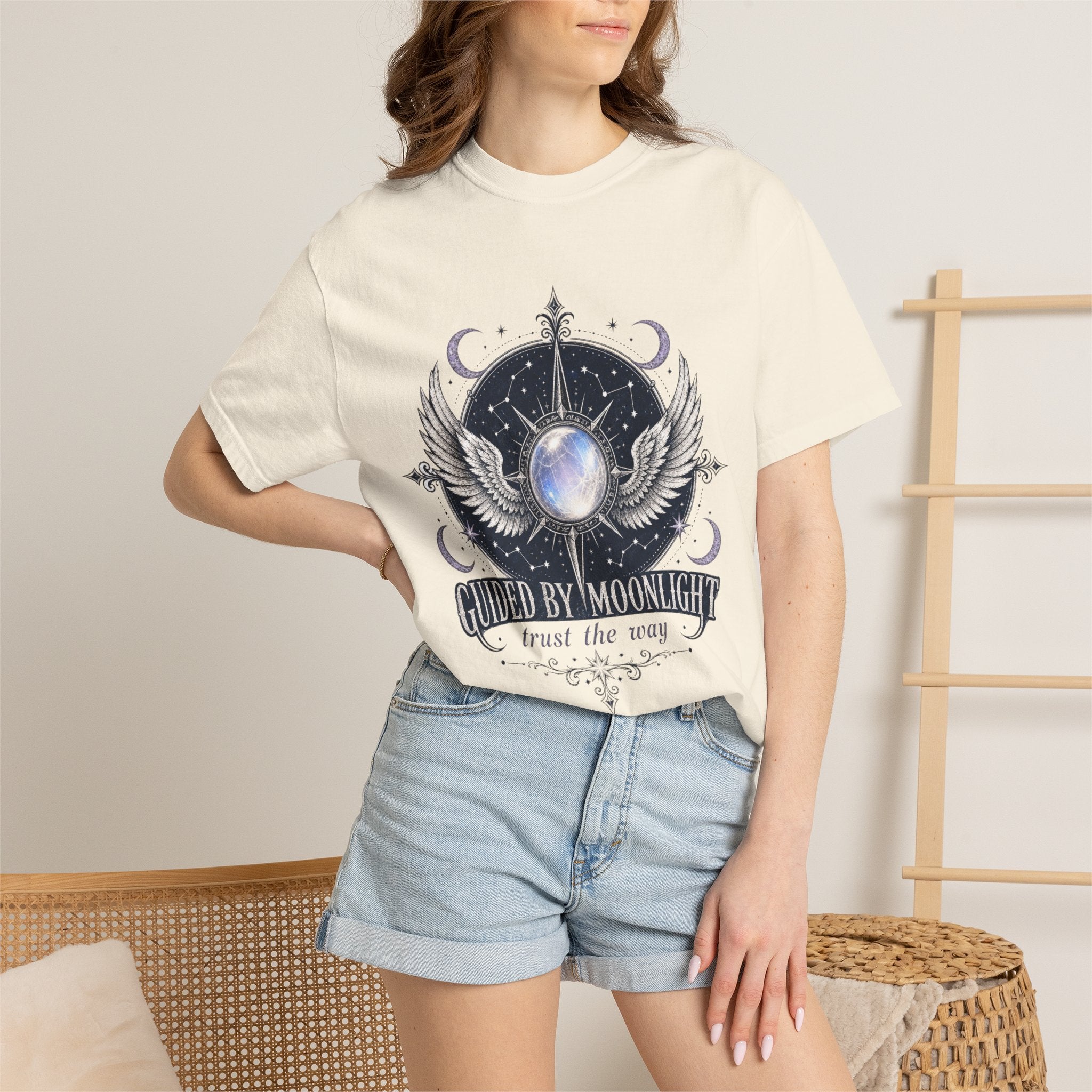 Guided by Moonlight Tee - Comfort Colors