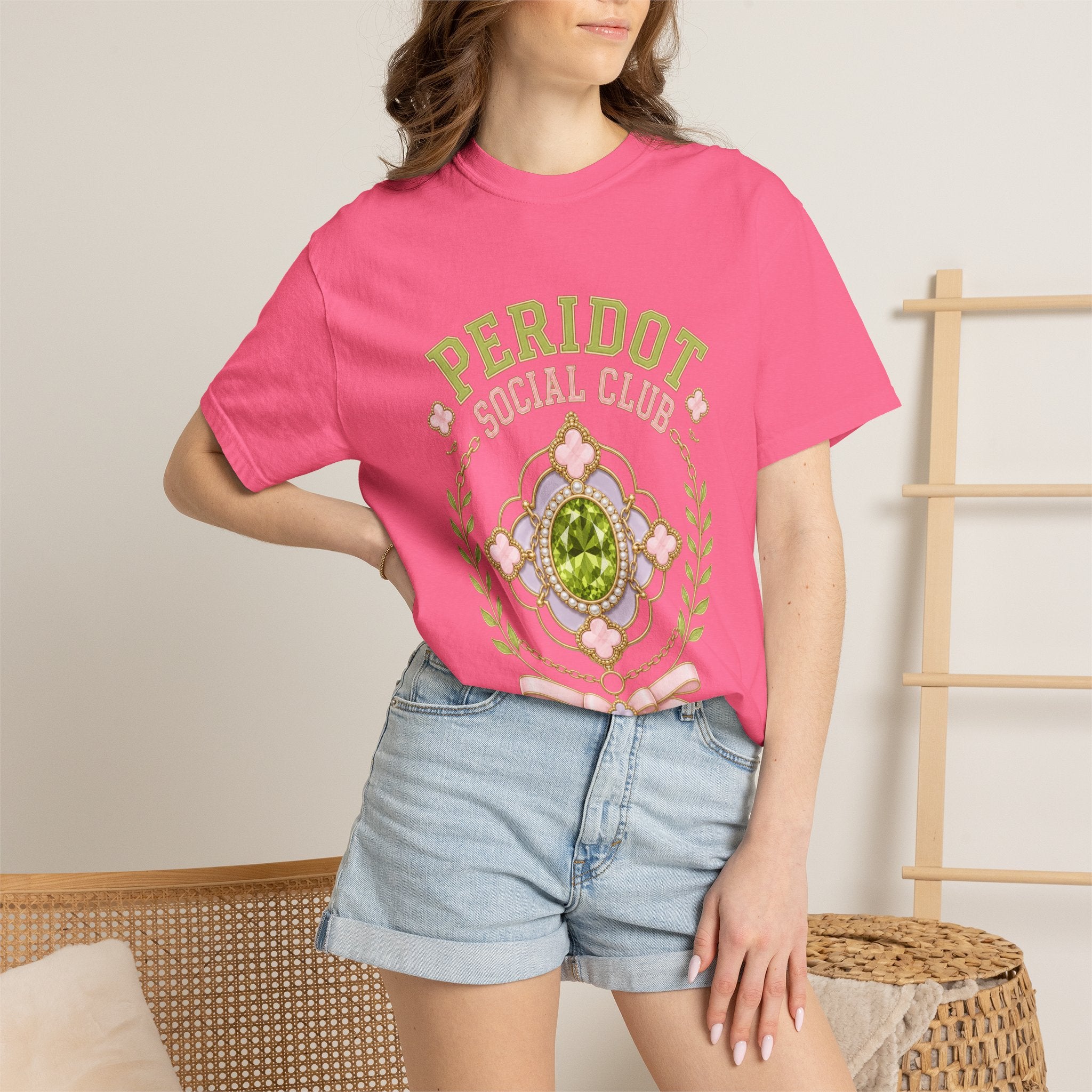 Peridot Social Club Tee - Comfort Colors