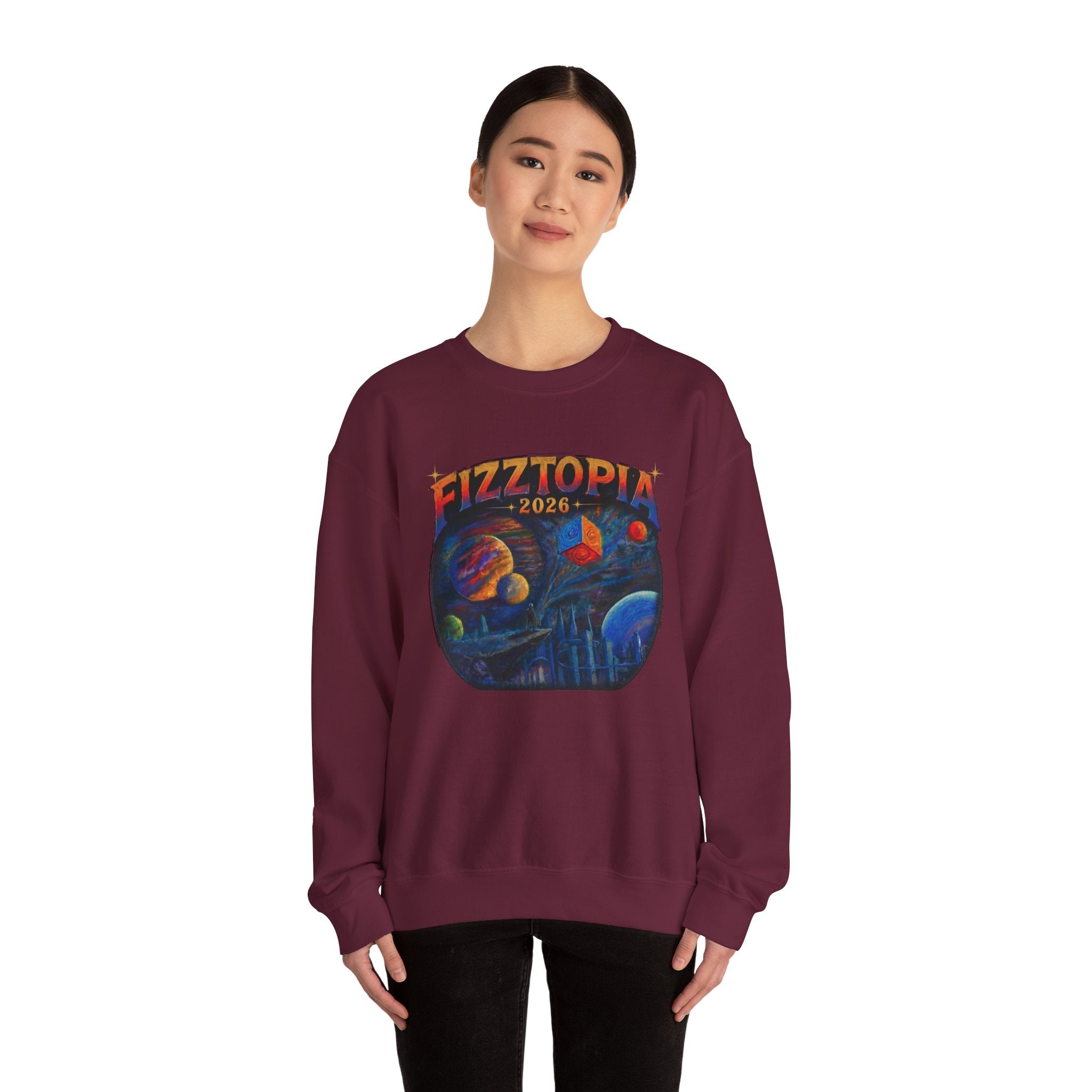 Daddy Ring Bomb's Fizztopia Galaxy Sweatshirt - Gildan