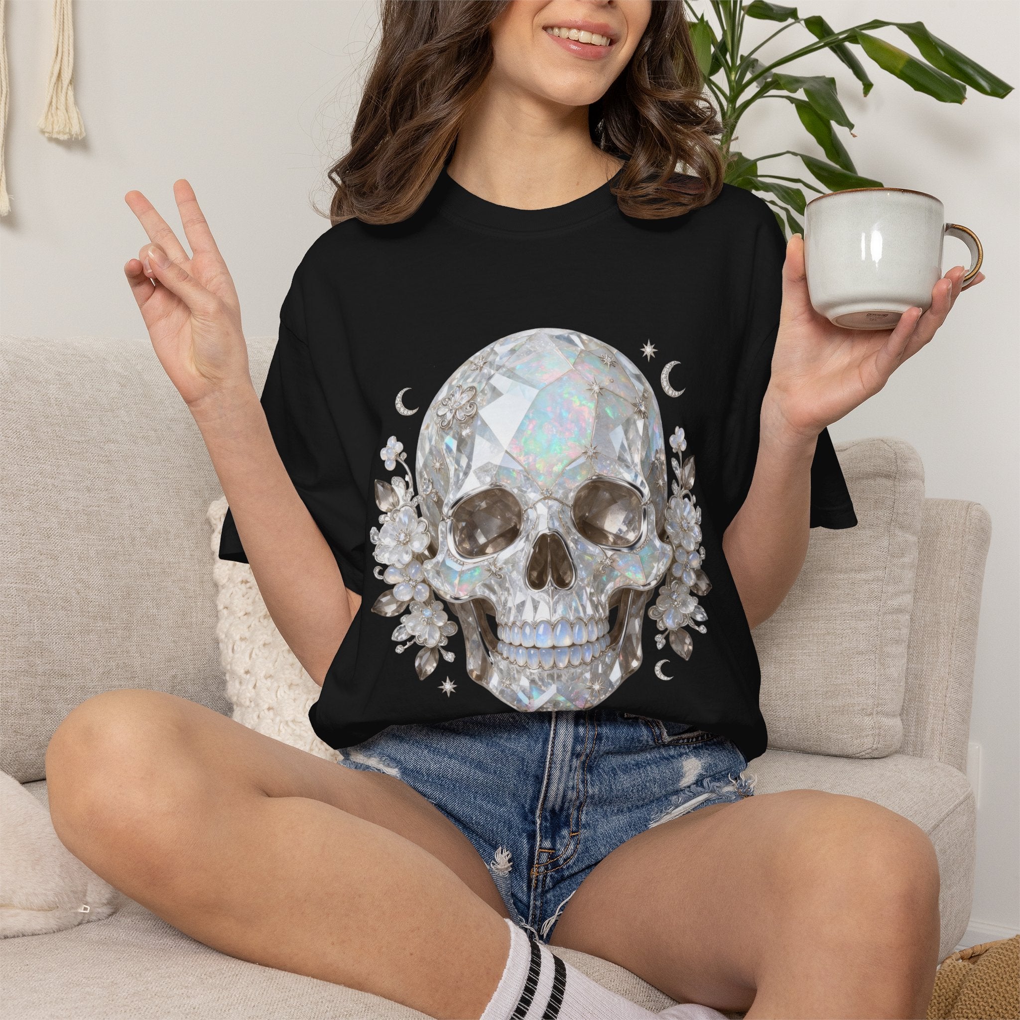 Moonstone Skull Tee - Comfort Colors