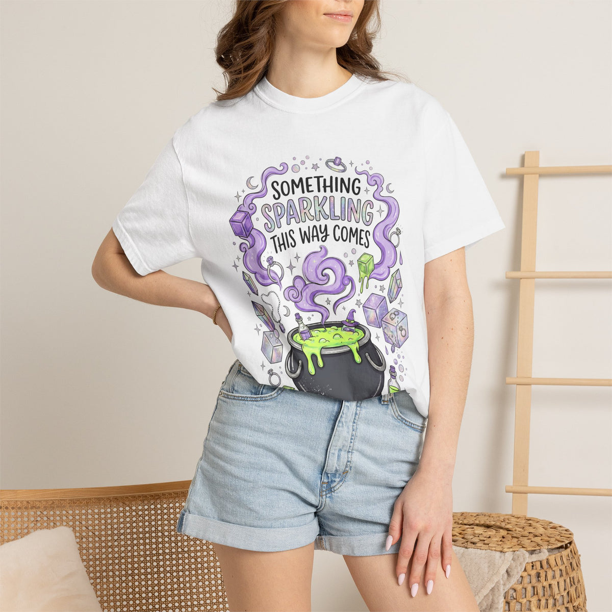 The Spooky Cauldron Tee - Comfort Colors