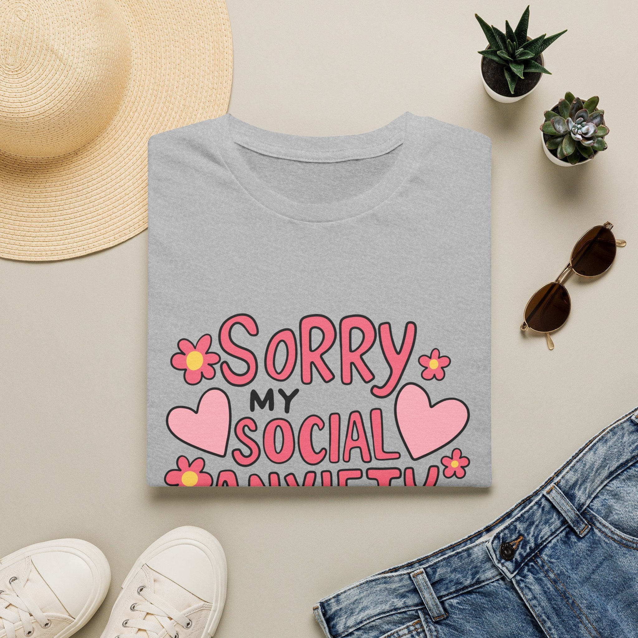 My Social Anxiety Says No Tee- Gildan