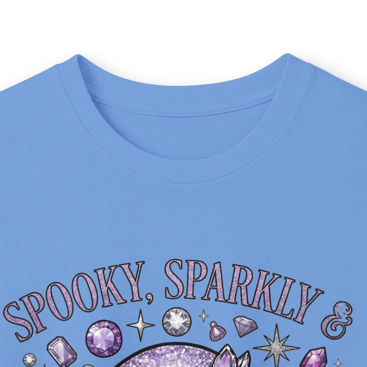 Spooky and Sparkly Long Sleeve Tee - Gildan