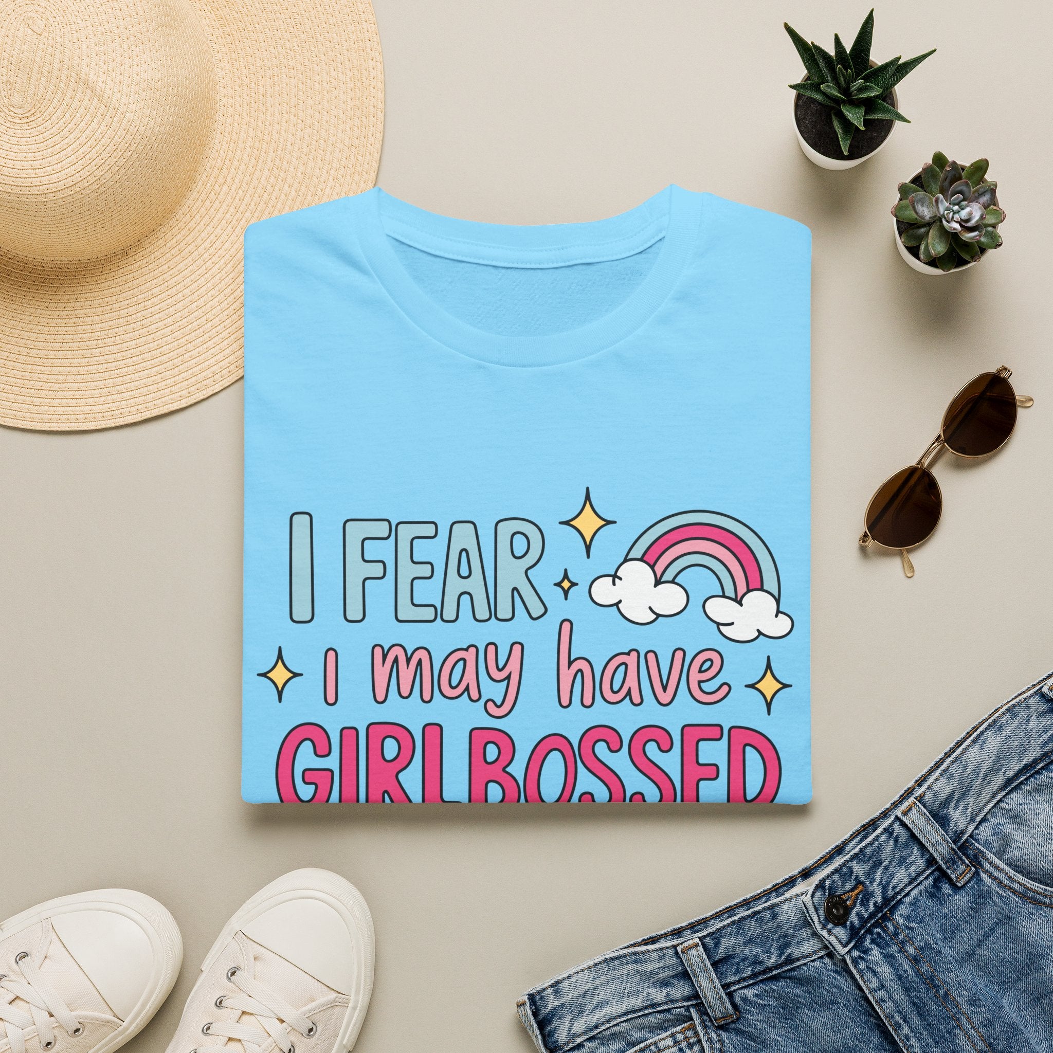Girlbossed Too Hard Tee- Gildan
