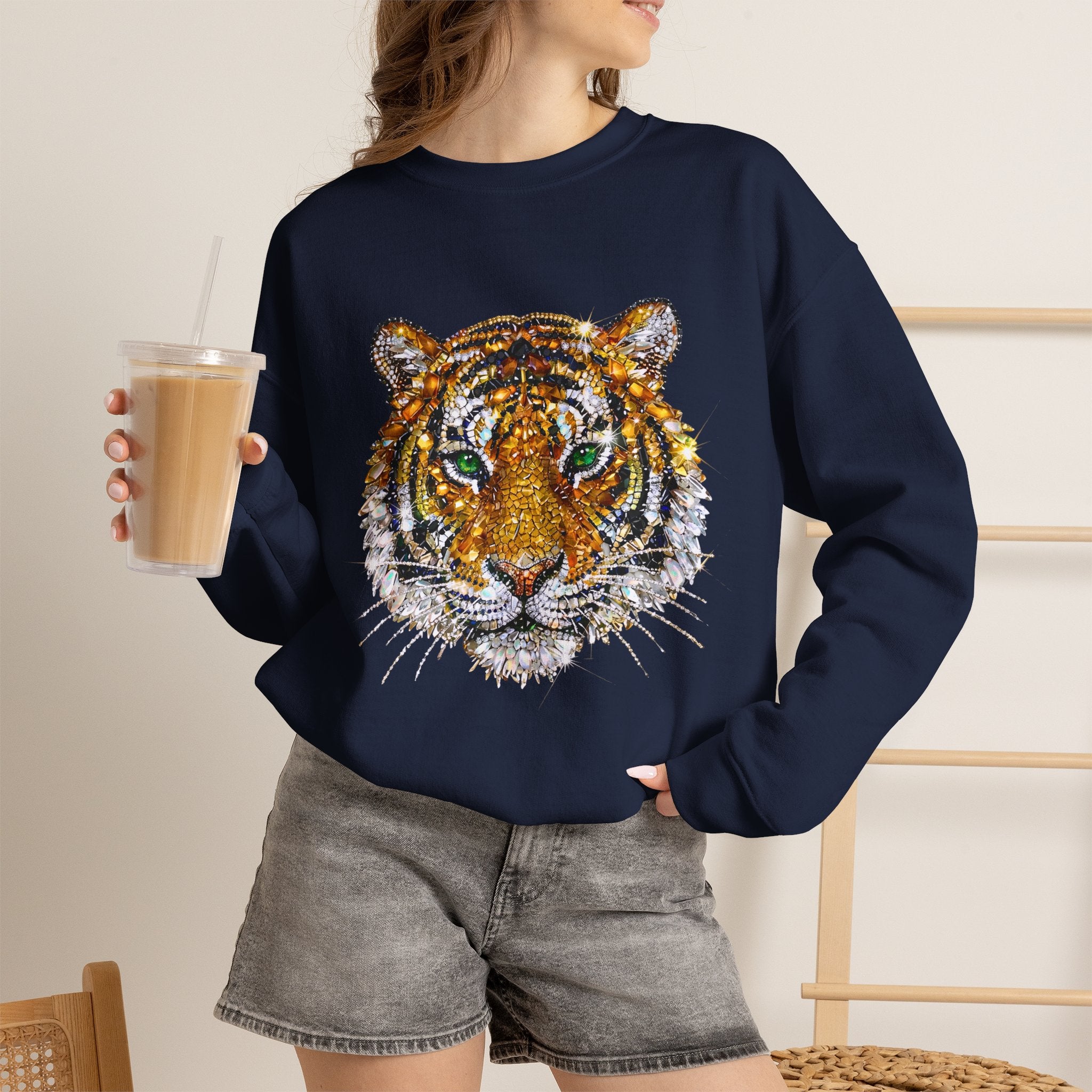 Jeweleed Tiger Sweatshirt