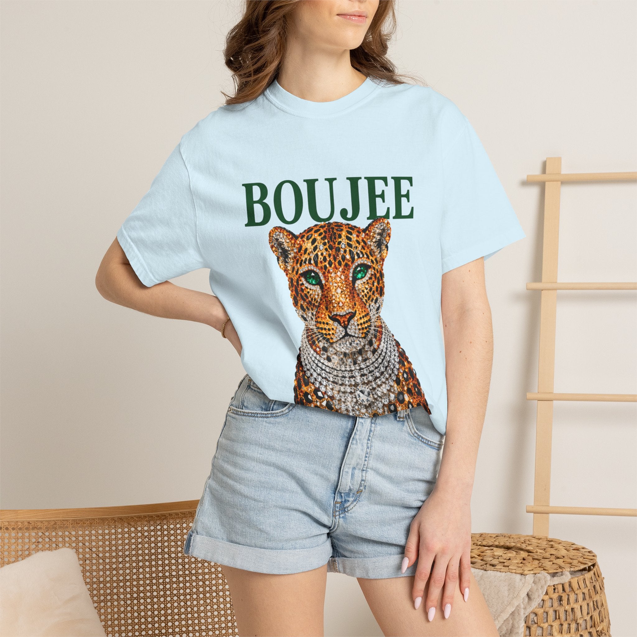 Jeweled Boujee Tee - Comfort Colors