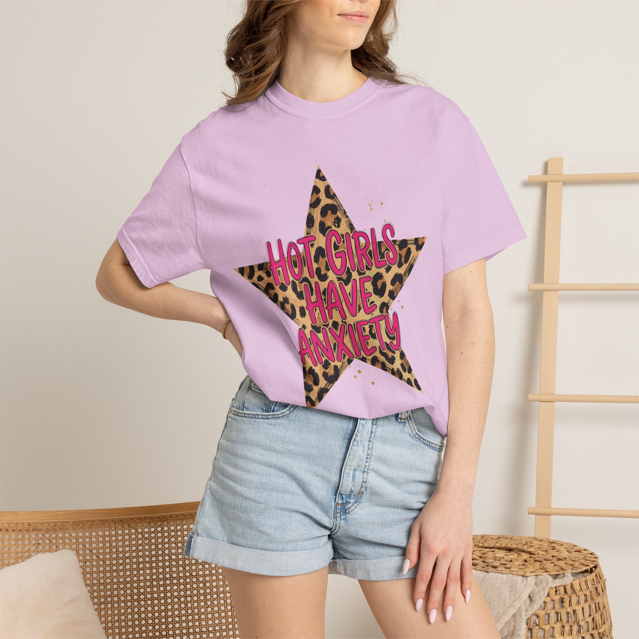 Hot Girls Have Anxiety Tee - Comfort Colors