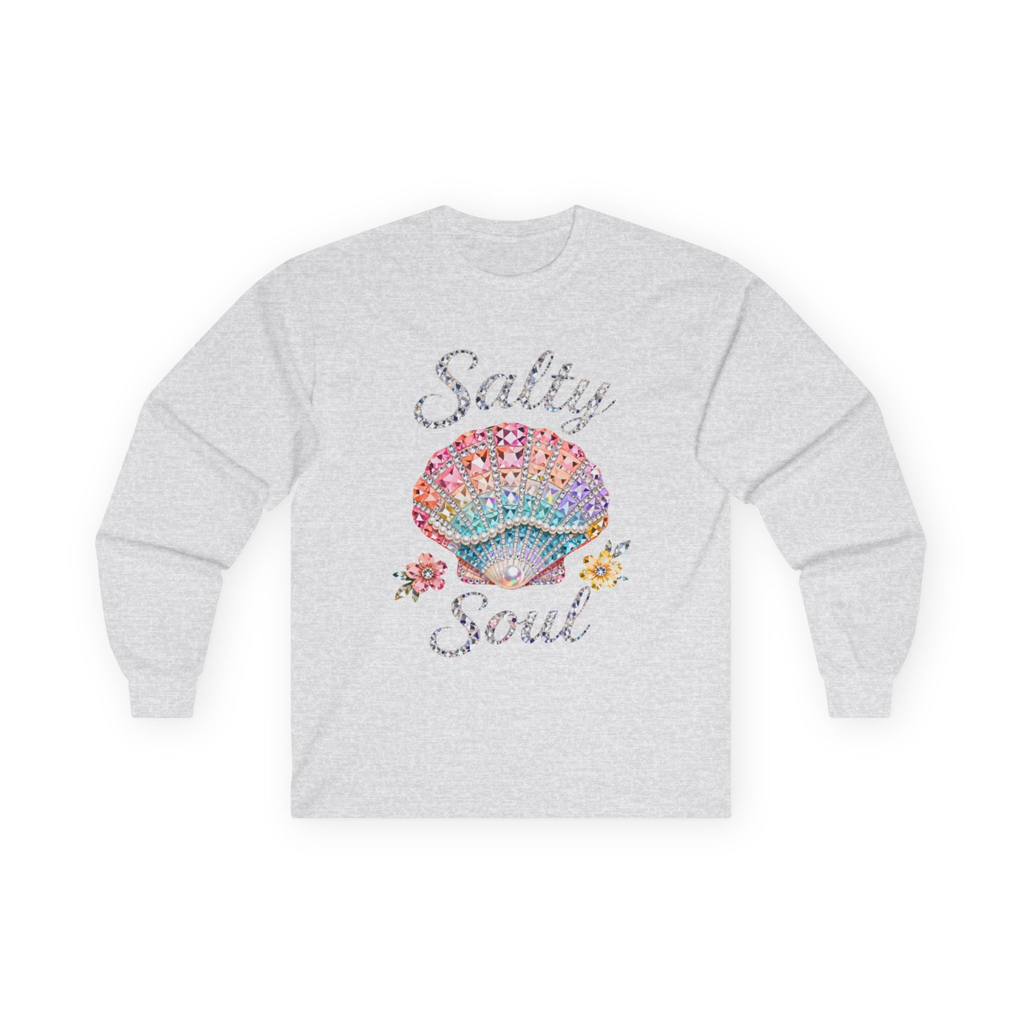 Salty Soul Long Sleeve Tee - Gildan