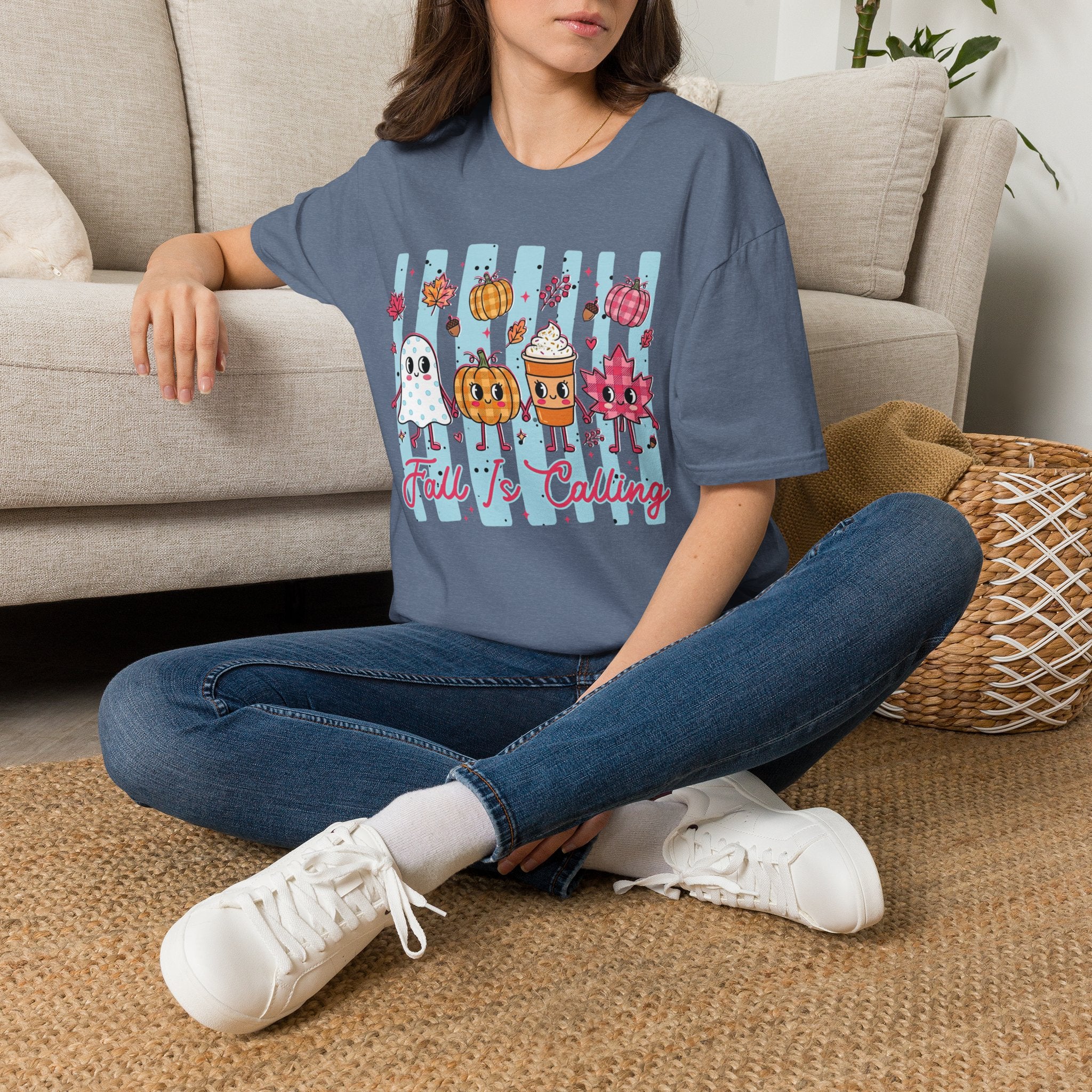 Fall Is Calling Tee - Gildan
