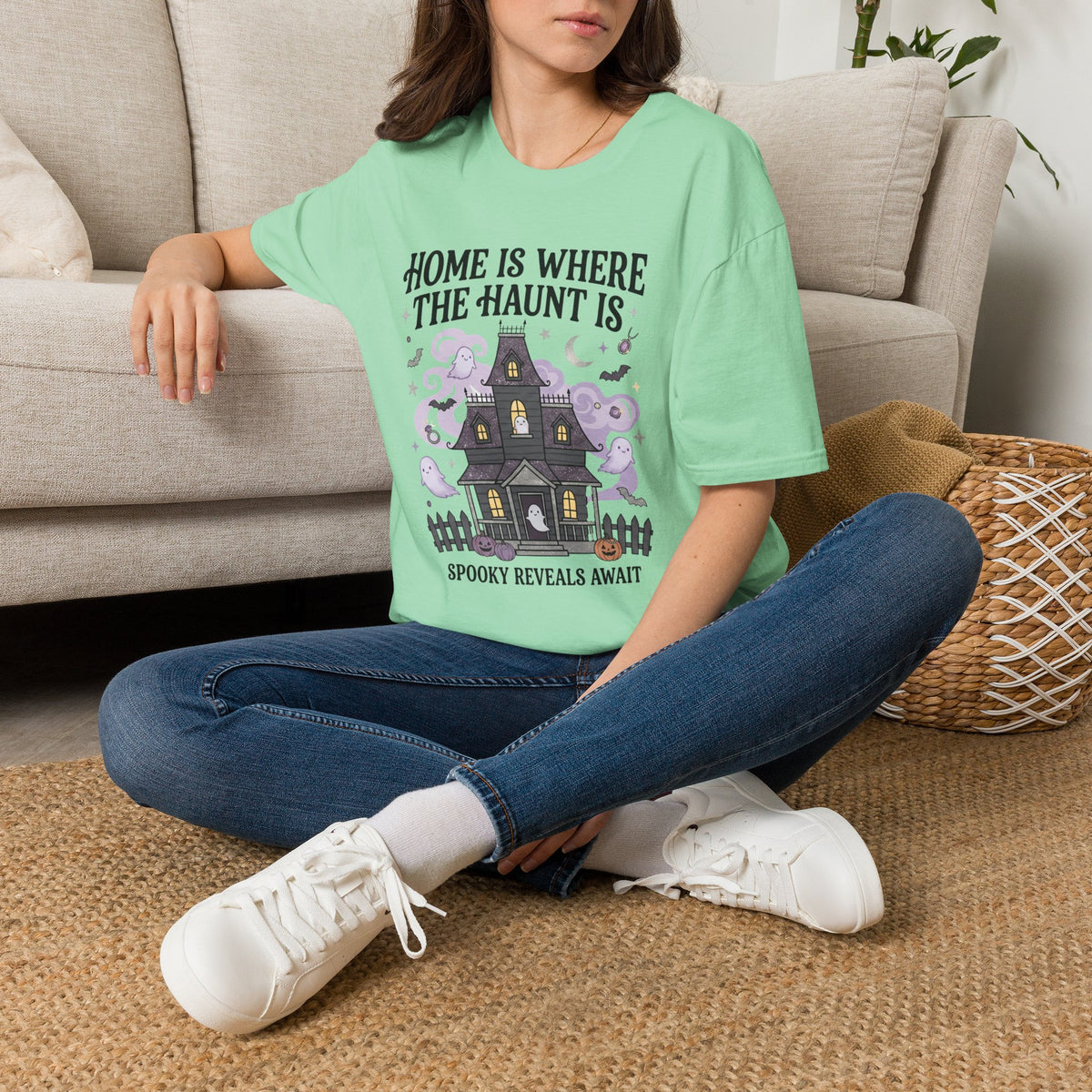 Home Is Where The Haunt Is Tee - Gildan