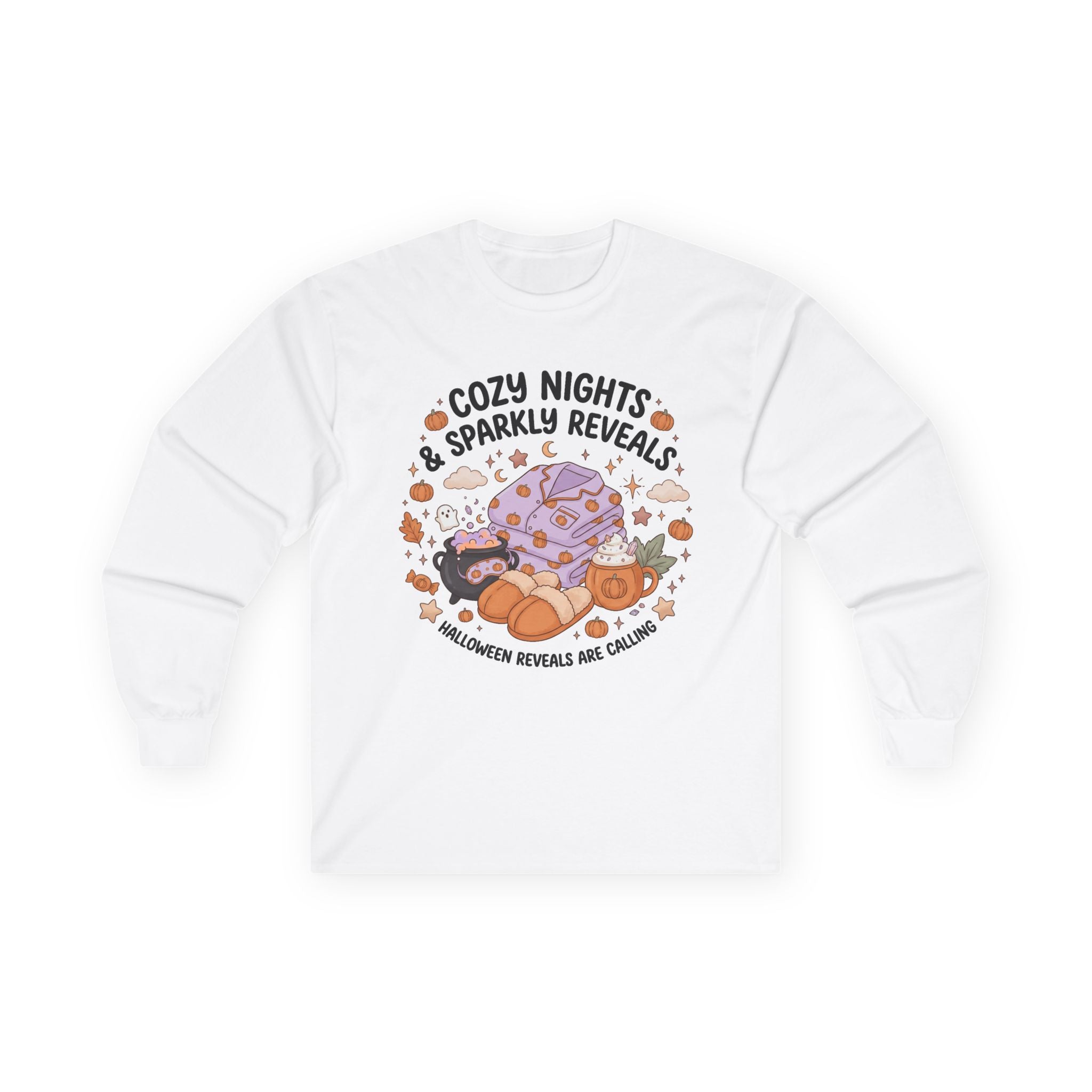 Cozy Nights Long Sleeve Tee - Gildan