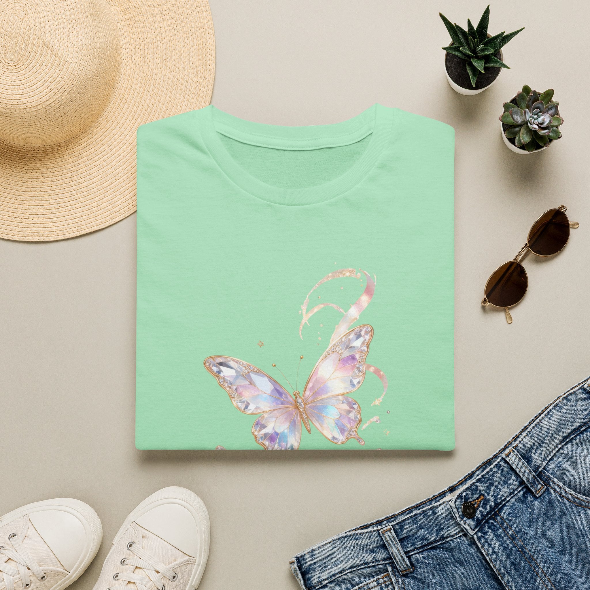 Halo Butterfly Tee - Gildan