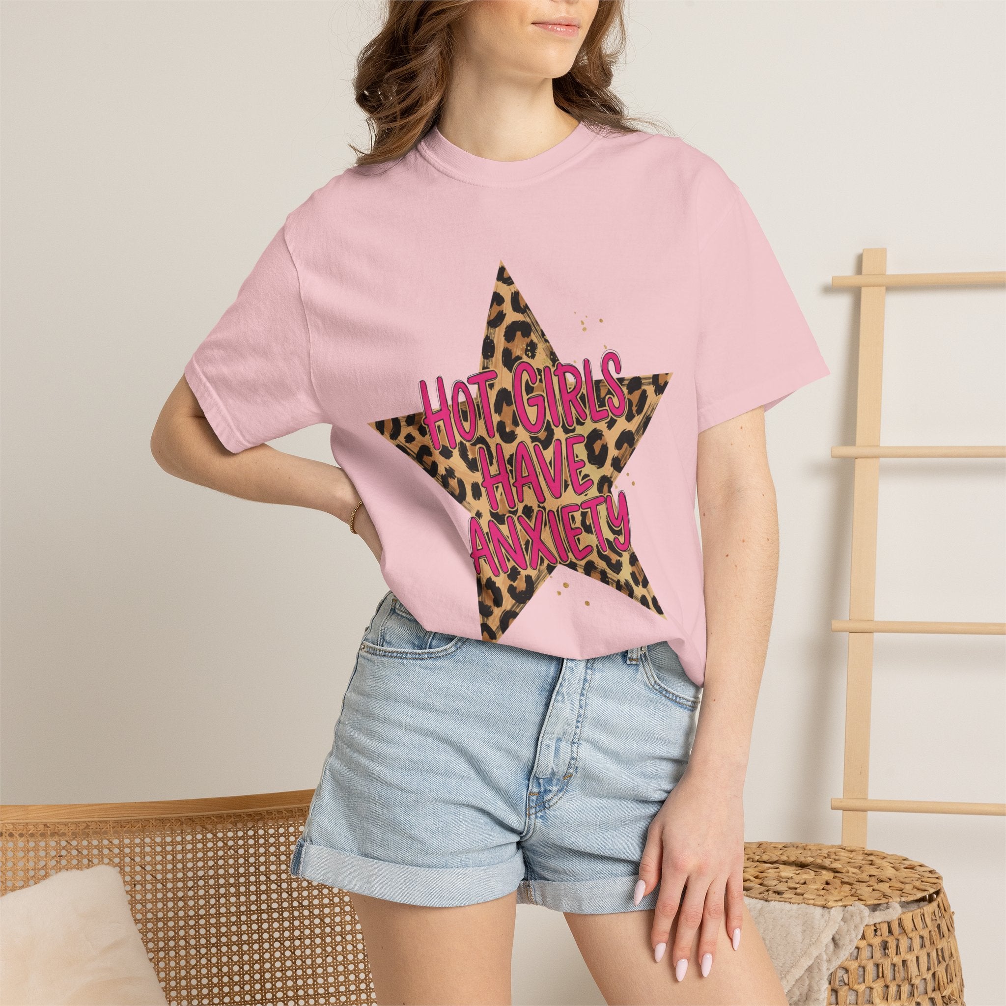 Hot Girls Have Anxiety Tee - Comfort Colors