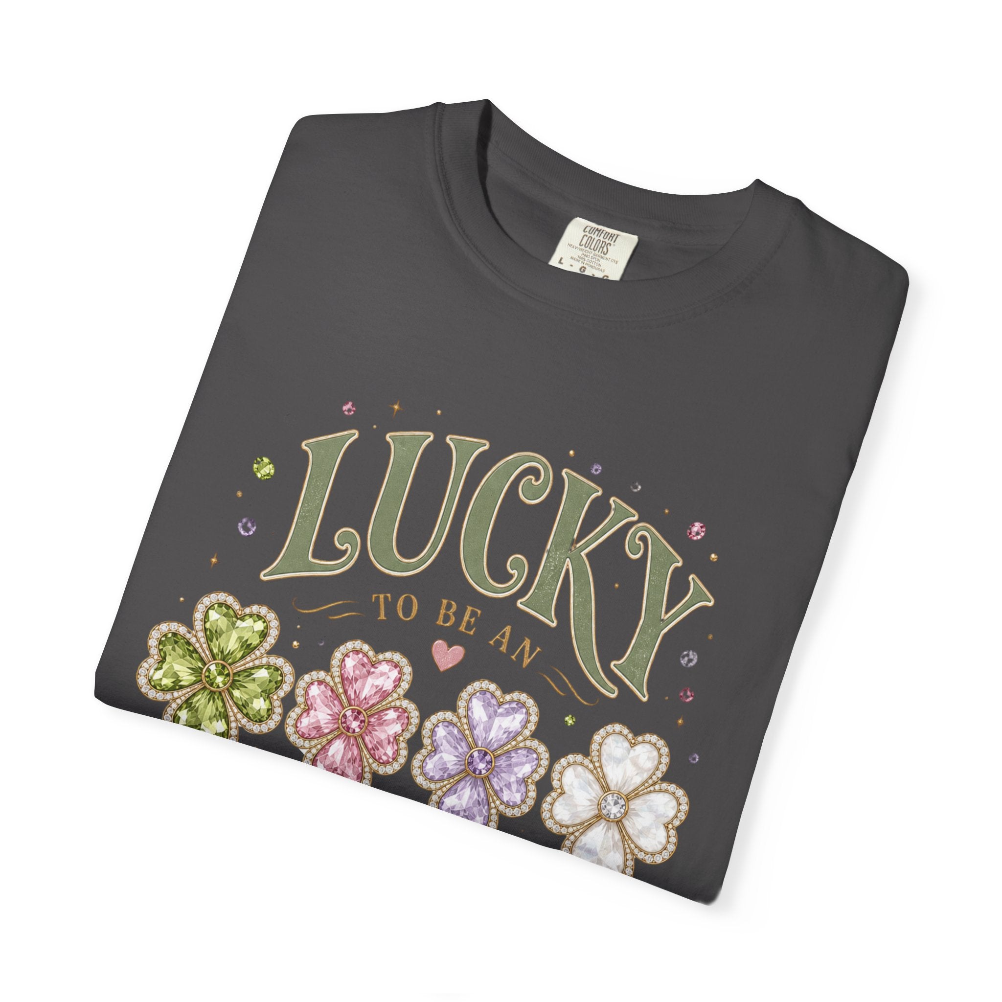 Lucky To Be an August Girl Tee - Comfort Colors