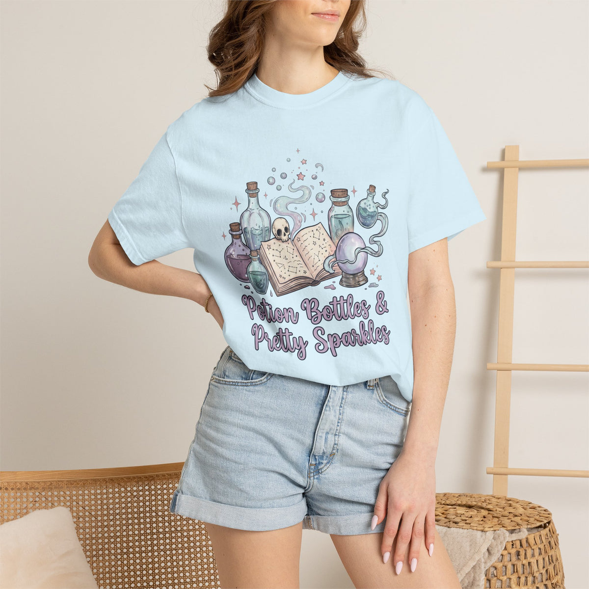 Potion Bottles and Pretty Sparkles Tee - Comfort Colors