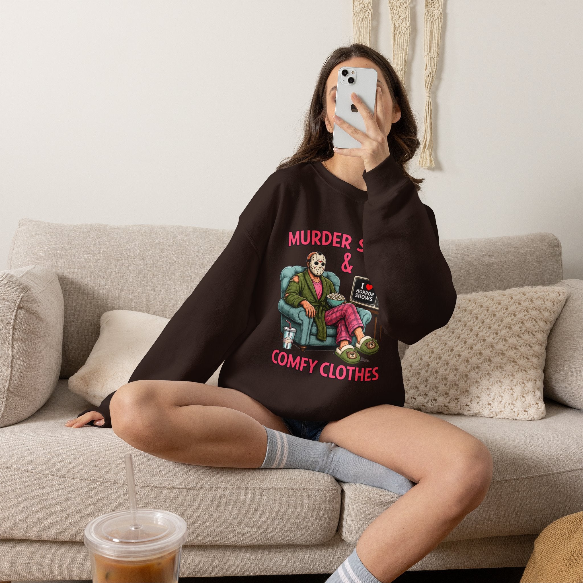 Murder Shows and Comfy Clothes Sweatshirt